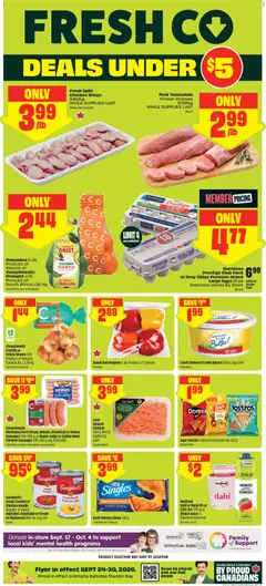 Preview of FreshCo weekly flyer / circulaire from shop FreshCo valid from Sep 24, 2026
