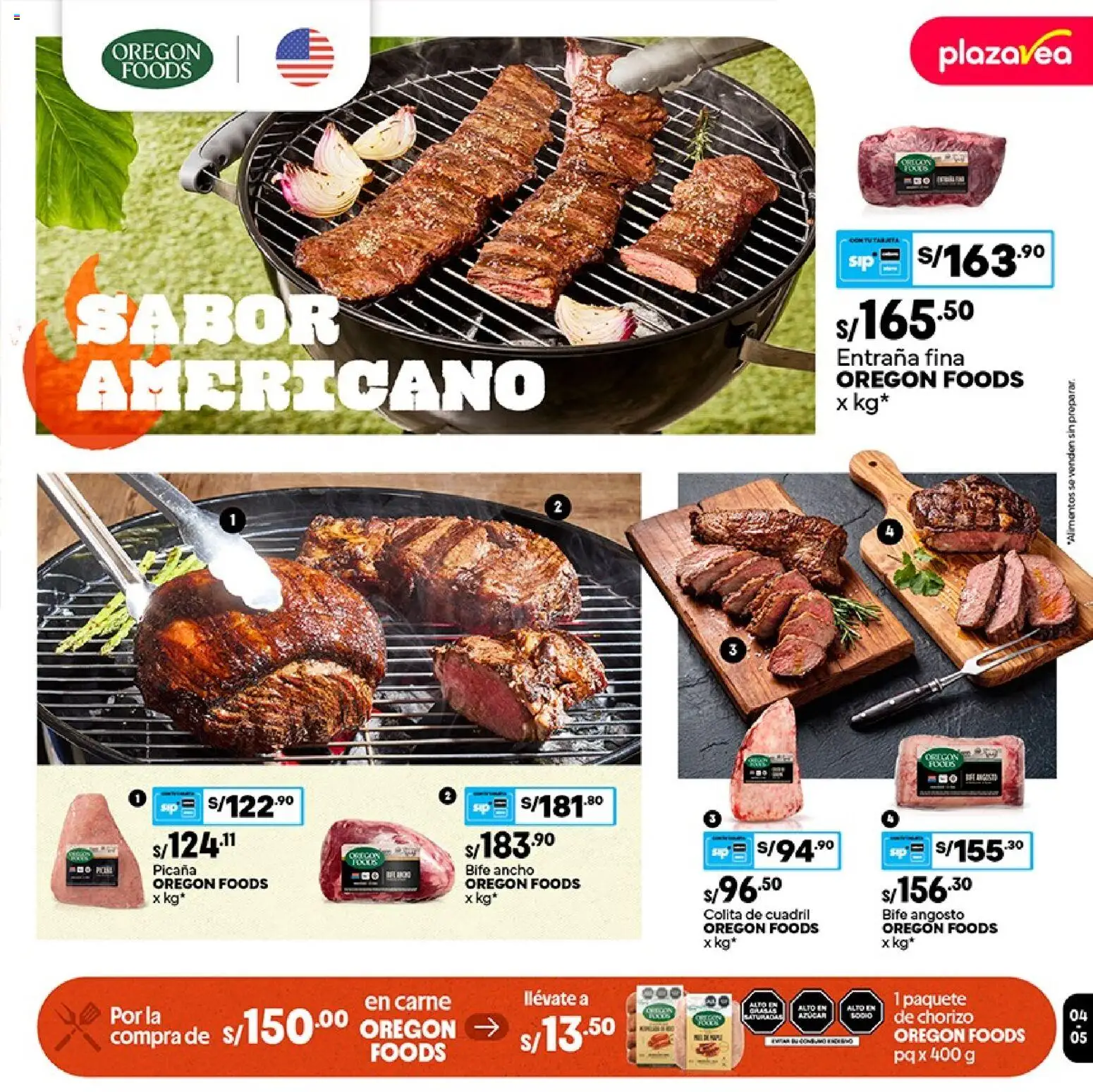 Catálogo Plaza Vea válido desde 24/08/2026 | Página: 5 | Productos: Carne