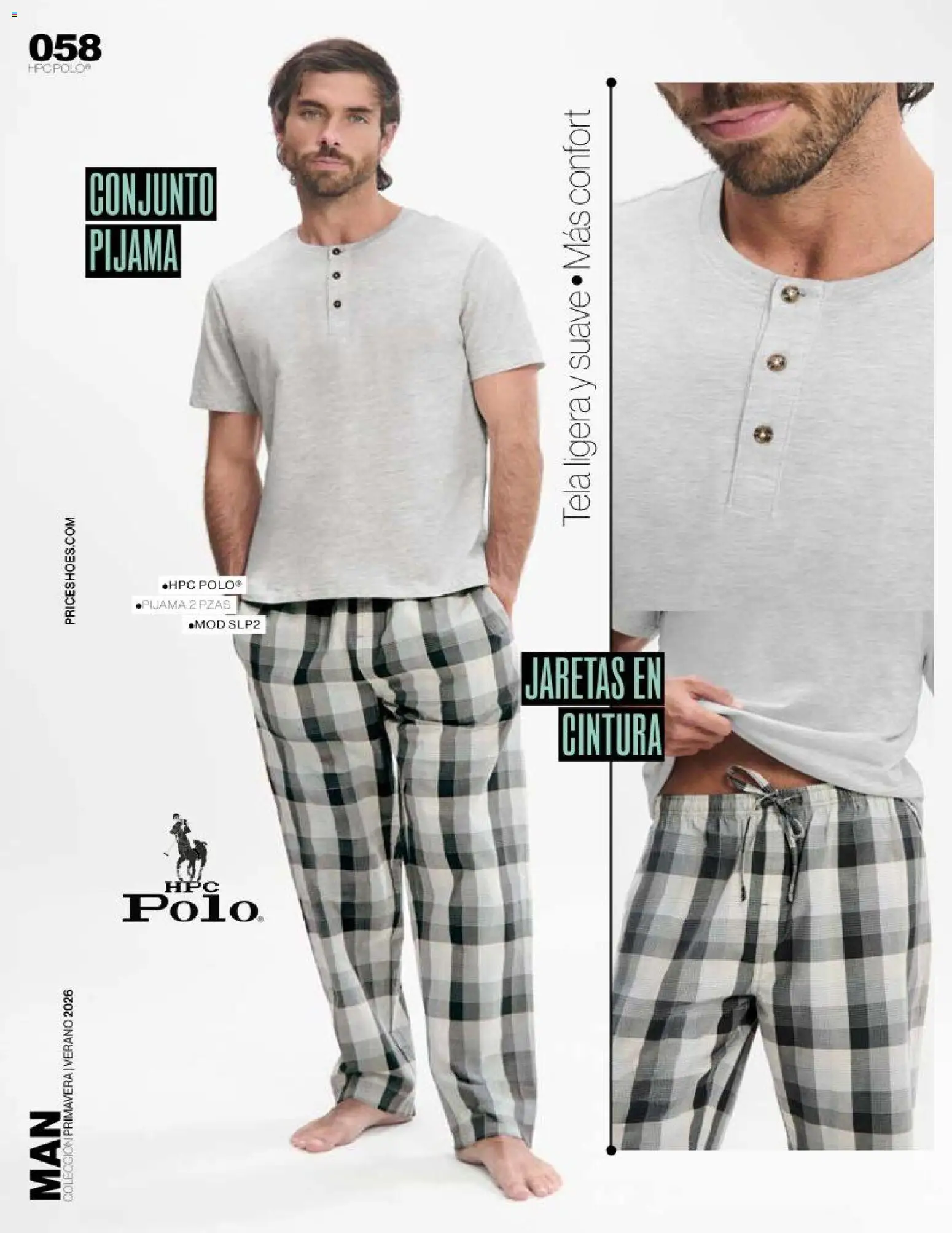 Nuevas ofertas de Price Shoes válidas en toda la República Mexicana desde el 03.04.2026. ¡Encuentra las mejores ofertas en Price Shoes catálogo Man! | Página: 58 | Productos: Pijama, Conjunto