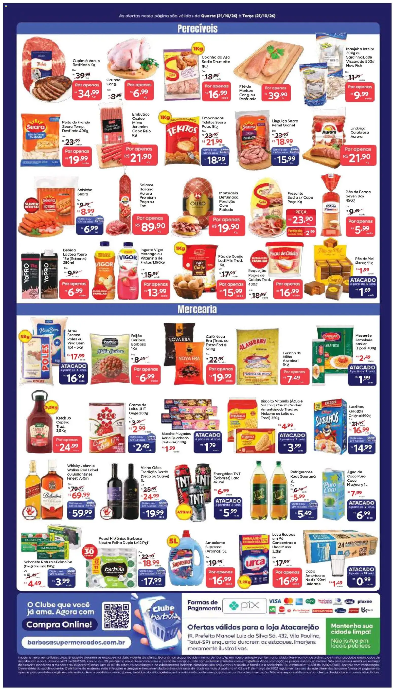 Barbosa Supermercados Folheto - válido de 21/10/2026 | Página: 2
