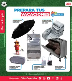 Vista previa de Office Depot catálogo, nuevo folleto de la tienda, válido en México a partir del 01.06.2026 | Página: 11 | Productos: Candado, Maleta, Organizador