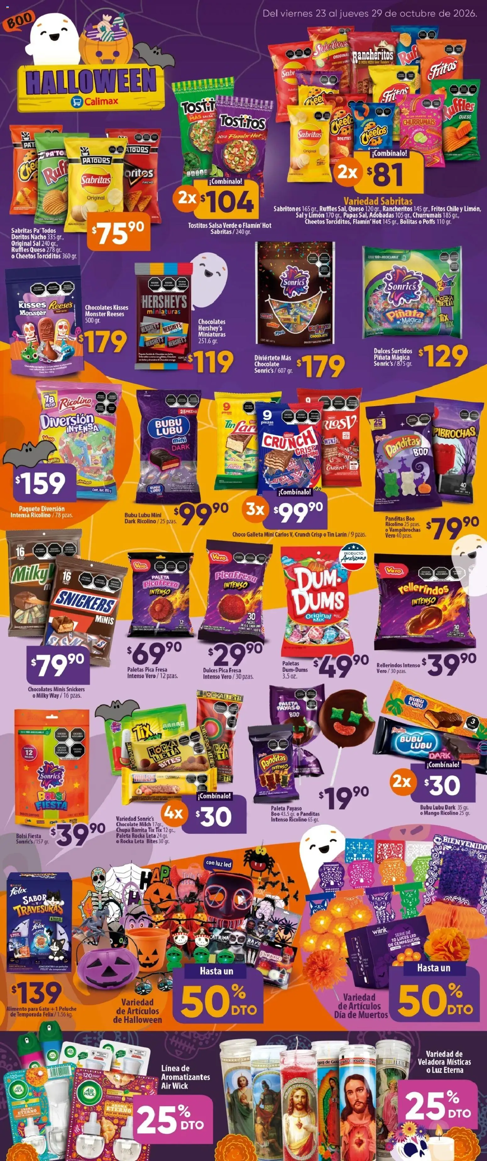Nuevas ofertas de Calimax válidas en toda la República Mexicana desde el 23/10/2026. ¡Encuentra las mejores ofertas en Calimax folleto Mexicali y SLRC! | Página: 4