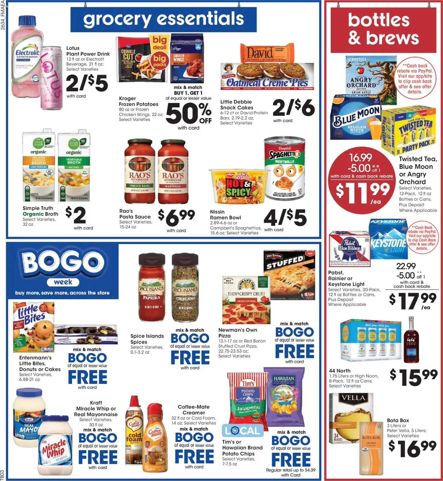 Fred Meyer Weekly Ad - valid from 09/23/2026 | Page: 9 | Products: Box, Glasses, Spaghetti, Iced tea
