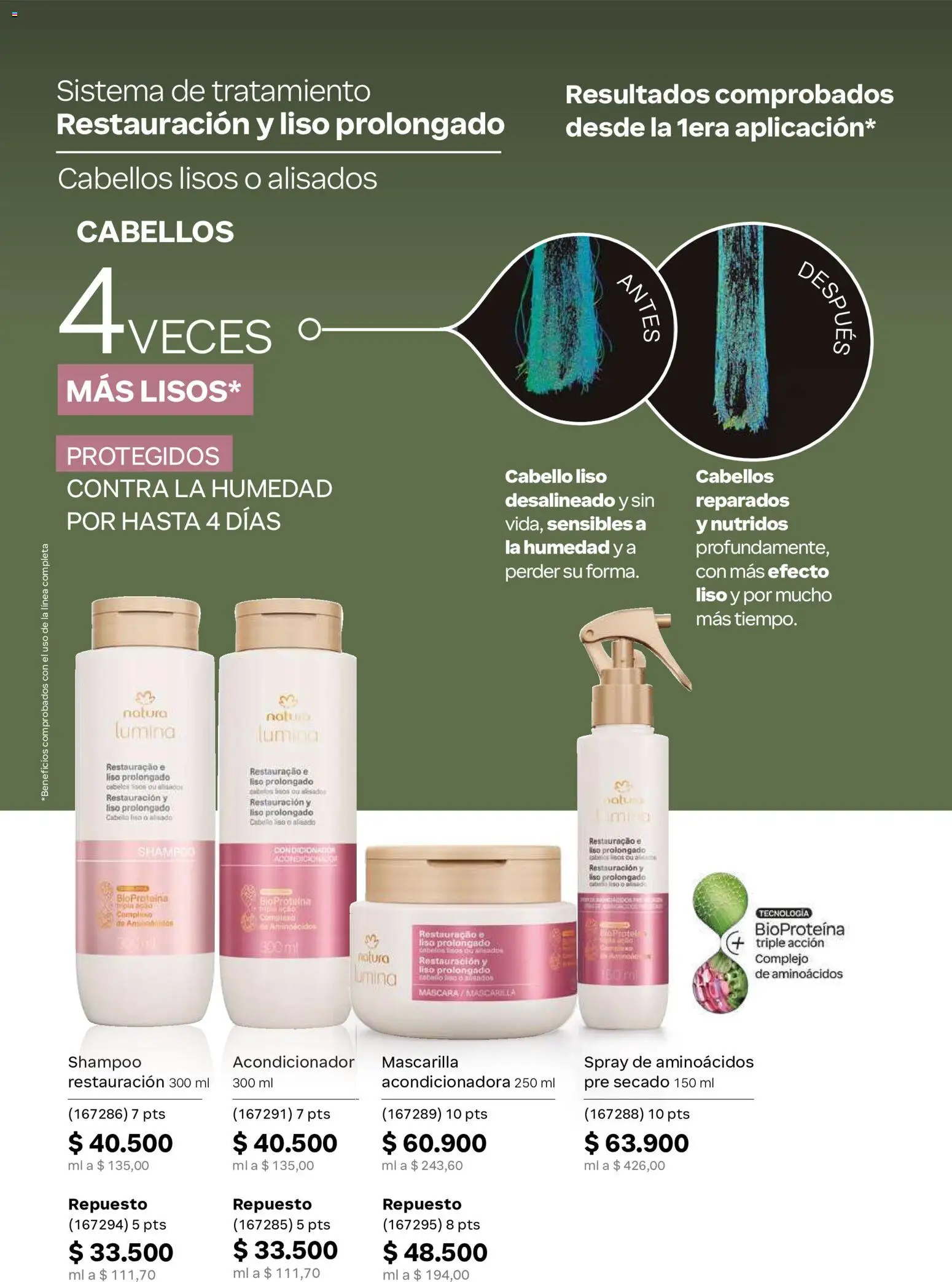 Natura revista - valida desde el 23/09/2026 | Página: 165 | Productos: Shampoo, Mascarilla, Máscara, Acondicionador