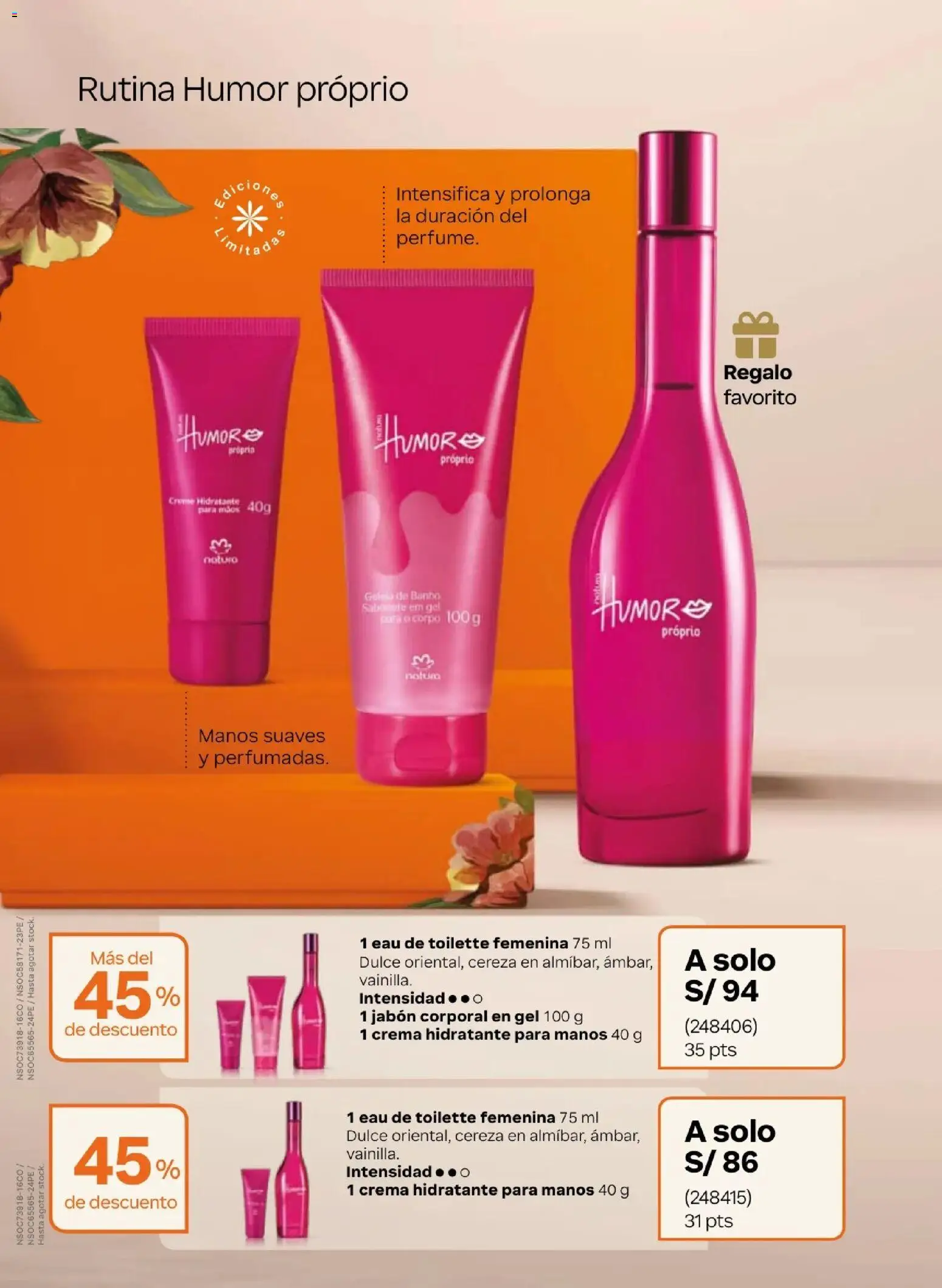 Catálogo Natura válido desde 31/03/2026 | Página: 12 | Productos: Jabón, Vainilla, Crema, EAU de Toilette