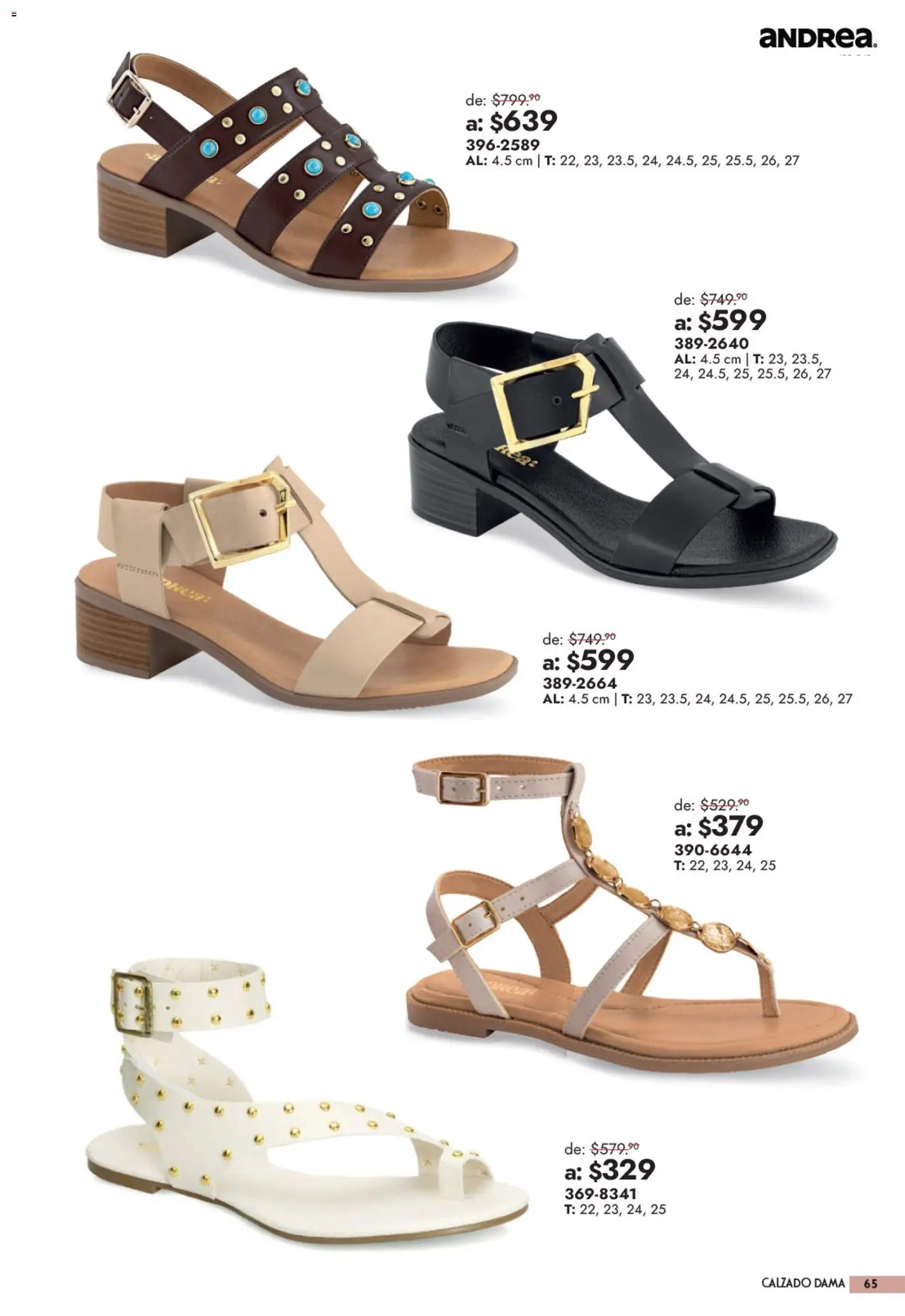 Nuevas ofertas de Andrea válidas en toda la República Mexicana desde el 13/09/2026. ¡Encuentra las mejores ofertas en Andrea catálogo Outlet! | Página: 65