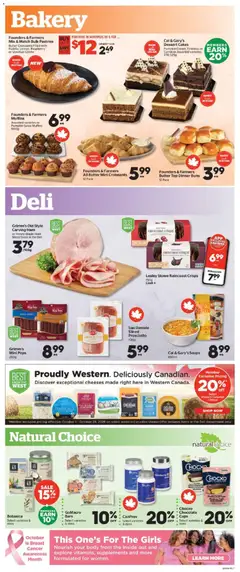 Preview of Calgary Co-op weekly flyer / circulaire from shop Calgary Co-op valid from Oct 1, 2026 | Page: 7 | Products: Beef, Turkey, Sausage, Tuna