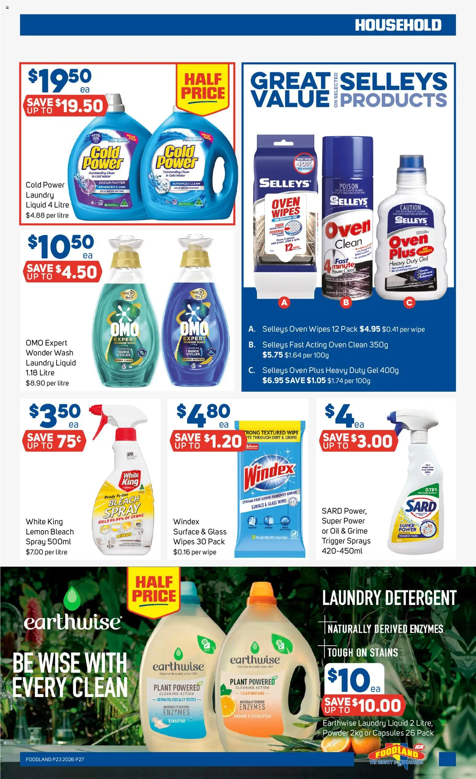Foodland catalogue - valid from 03.06.2026 | Page: 27 | Products: Household, Powder, Detergent, Water