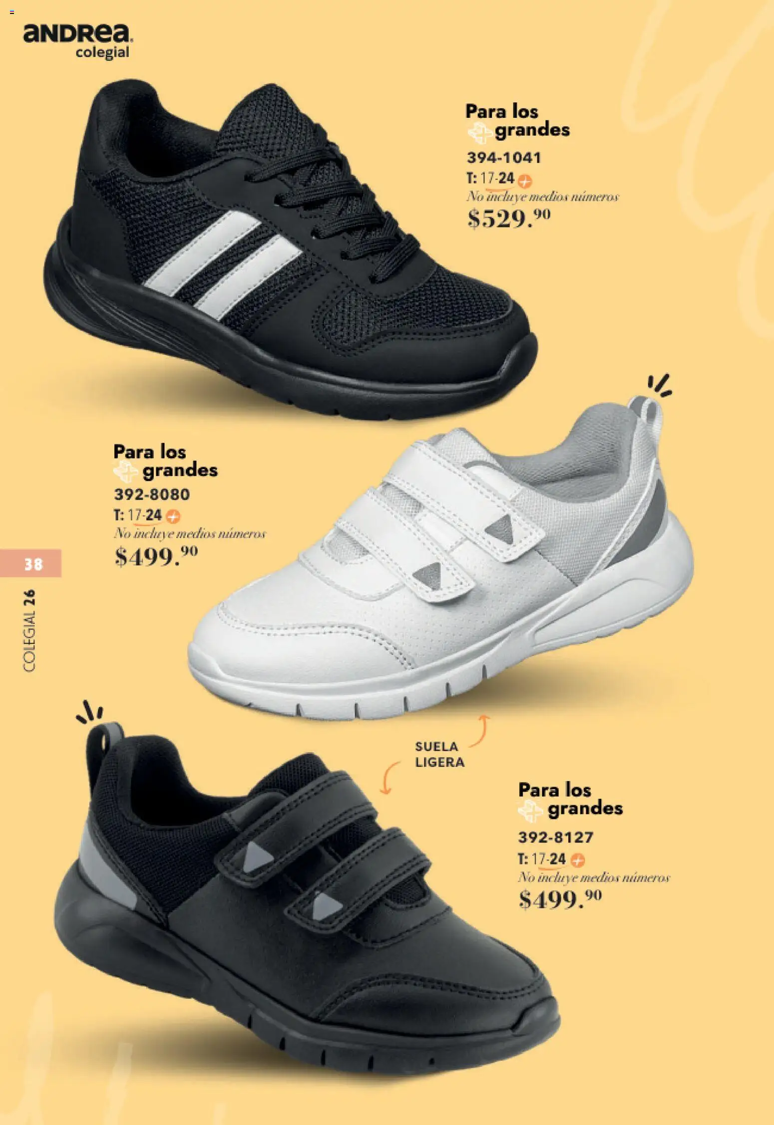 Nuevas ofertas de Andrea válidas en toda la República Mexicana desde el 23/05/2026. ¡Encuentra las mejores ofertas en Andrea catálogo Colegial! | Página: 38