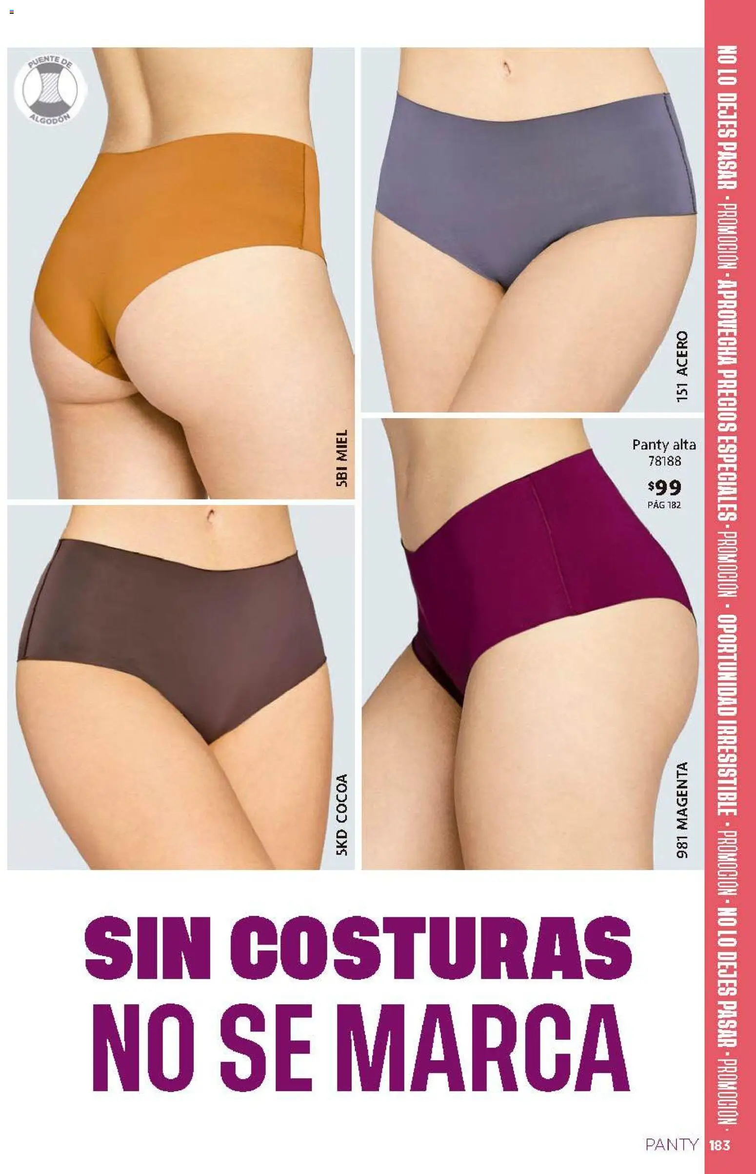 Nuevas ofertas de Ilusión válidas en toda la República Mexicana desde el 01/08/2026. ¡Encuentra las mejores ofertas en Ilusión catálogo Otoño! | Página: 185 | Productos: Algodón