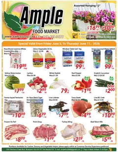 Preview of Ample Food Market  weekly flyer Brampton from shop Ample Food Market valid from 05.06.2026