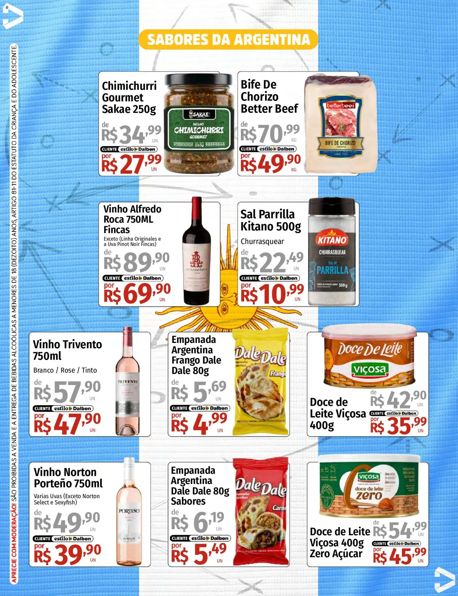 Supermercado Dalben Folheto - válido de 12.06.2026 | Página: 4 | Produtos: Leite, Vinho, Açúcar, Frango