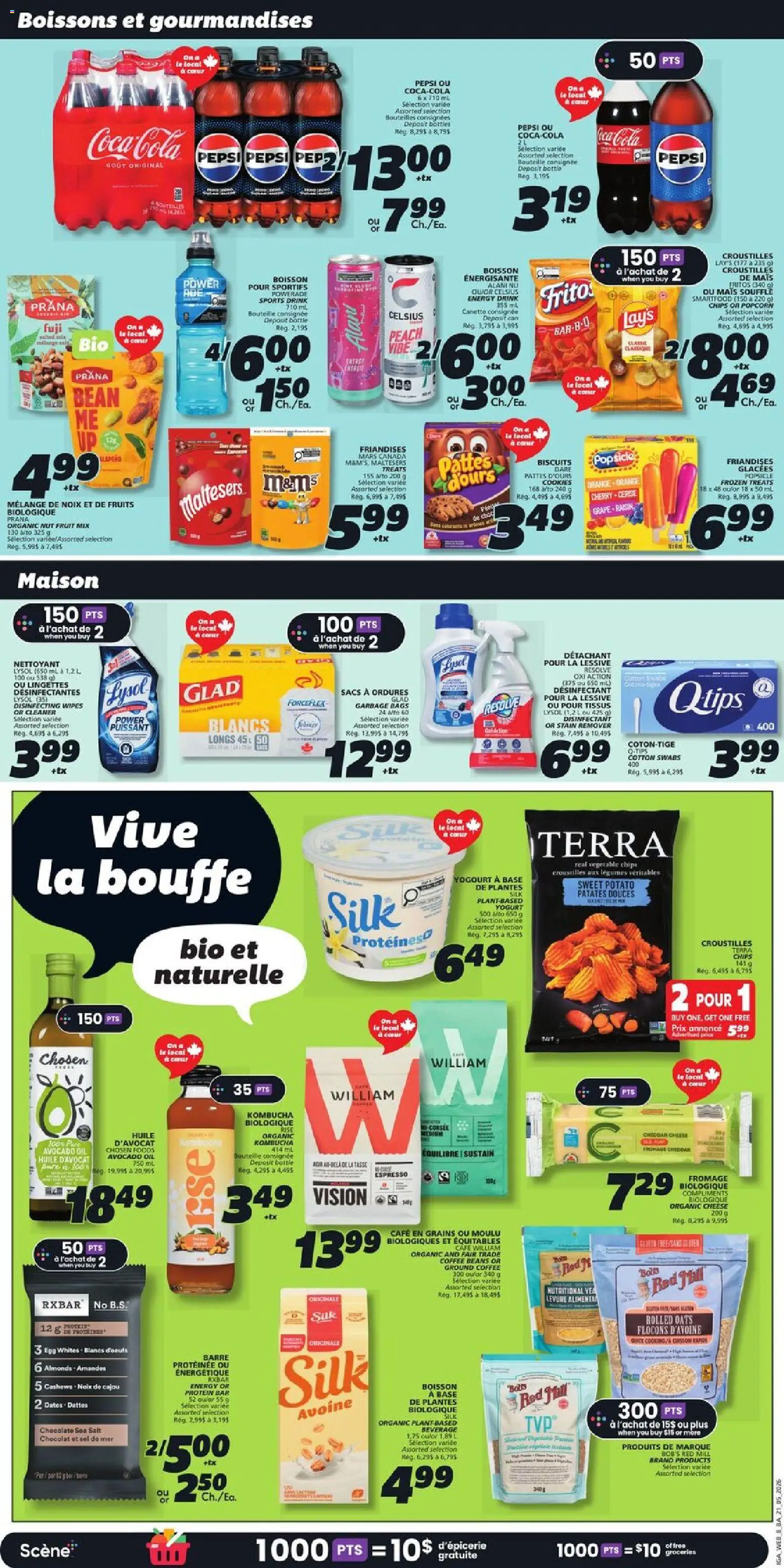 IGA flyer valid from 21.05.2026 | Page: 11 | Products: Chips, Stain remover, Yogurt, Oil
