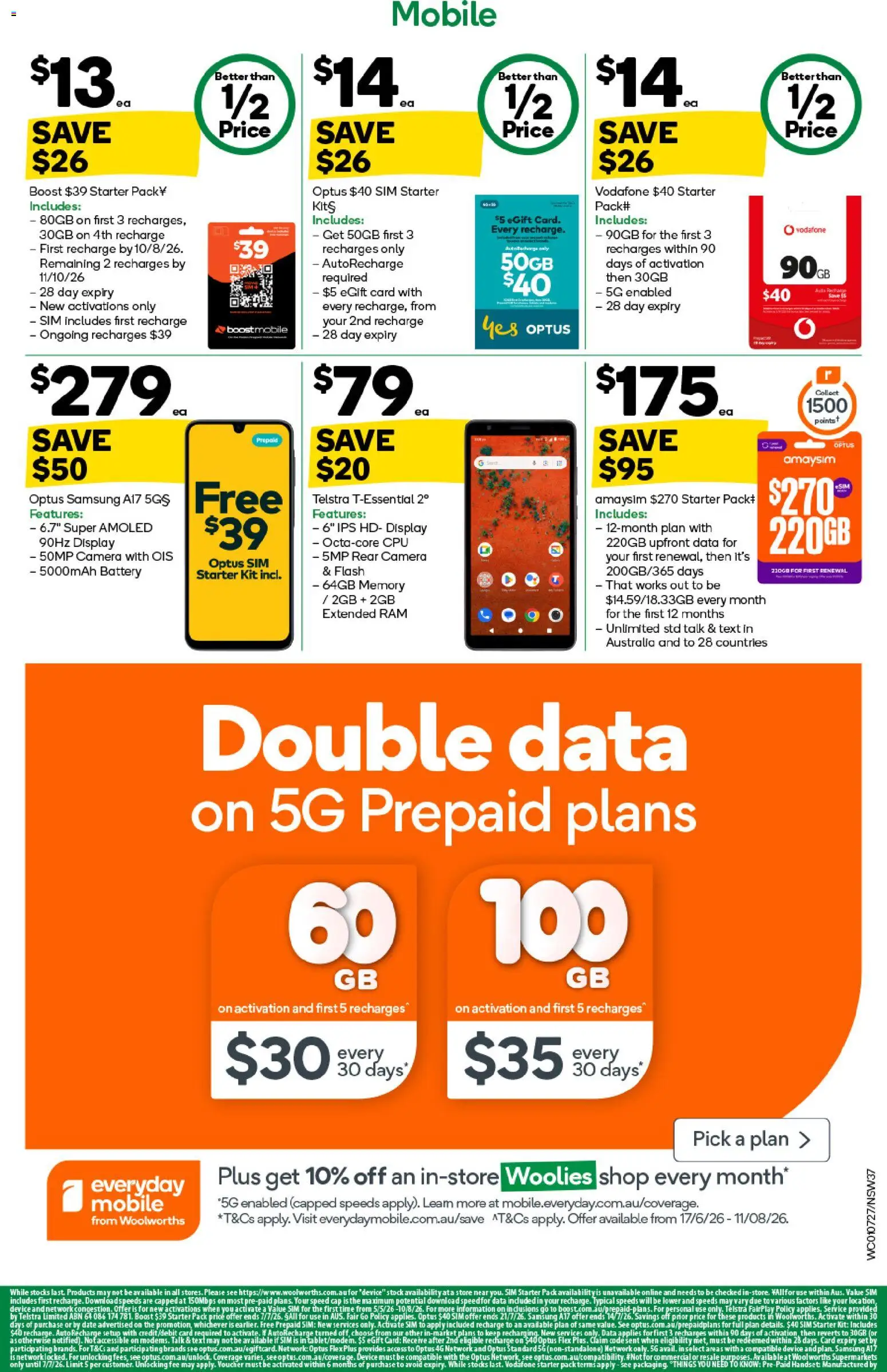Woolworths catalogue - valid from 01/07/2026 | Page: 37 | Products: Battery, Date, Cap, Device