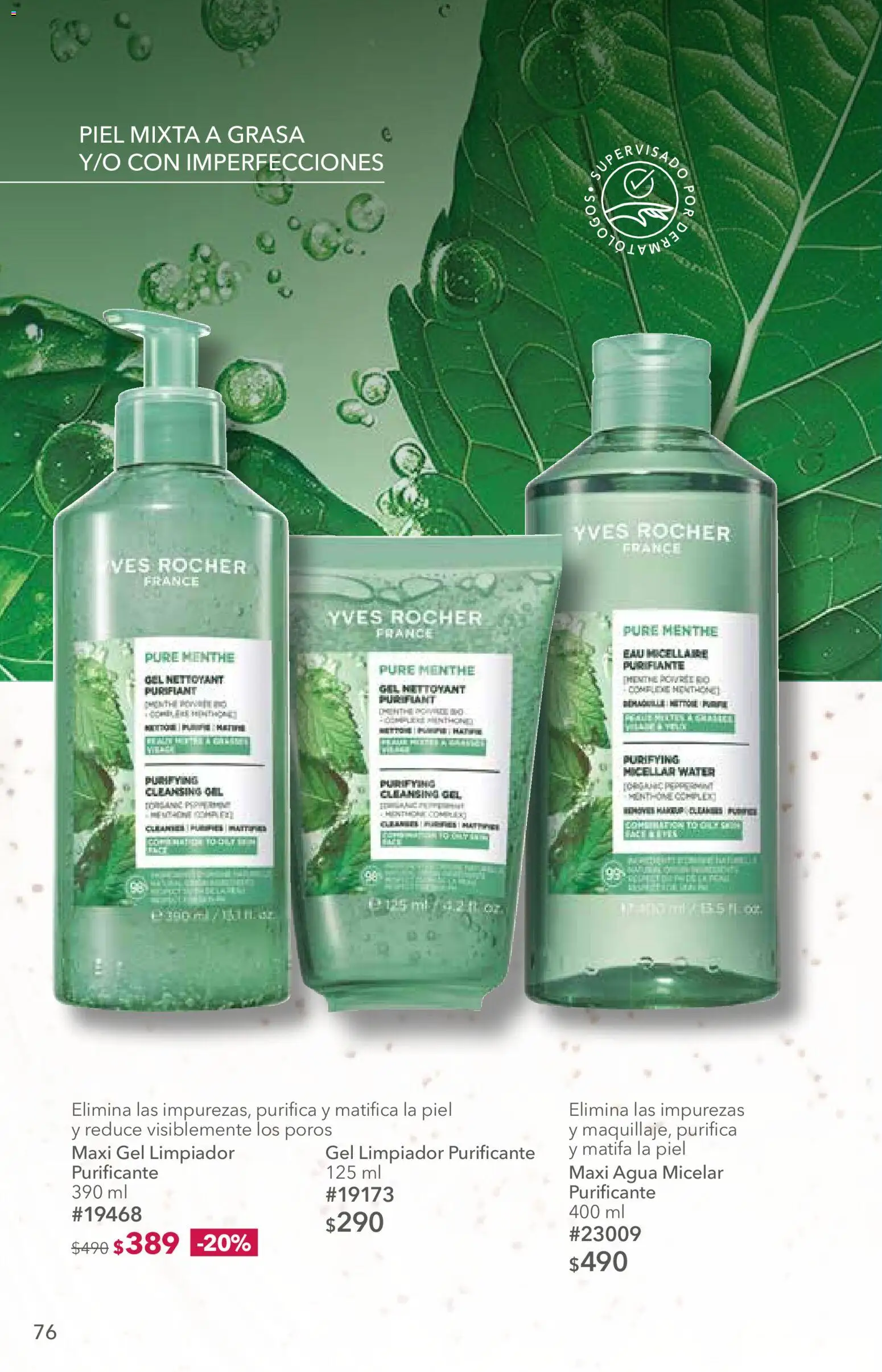 Nuevas ofertas de Yves Rocher válidas en toda la República Mexicana desde el 06/10/2026. ¡Encuentra las mejores ofertas en Yves Rocher campaña 14 2026! | Página: 78 | Productos: Agua, Limpiador, Puré, Agua micelar
