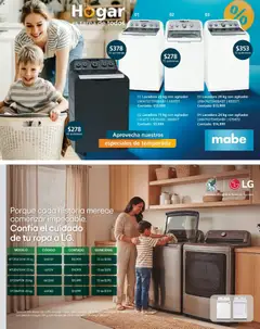 Vista previa de Coppel catálogo Los regalos que mamá siempre quiere, nuevo folleto de la tienda, válido en México a partir del 25.04.2026 | Página: 63 | Productos: Lavadora, Ropa, Mate