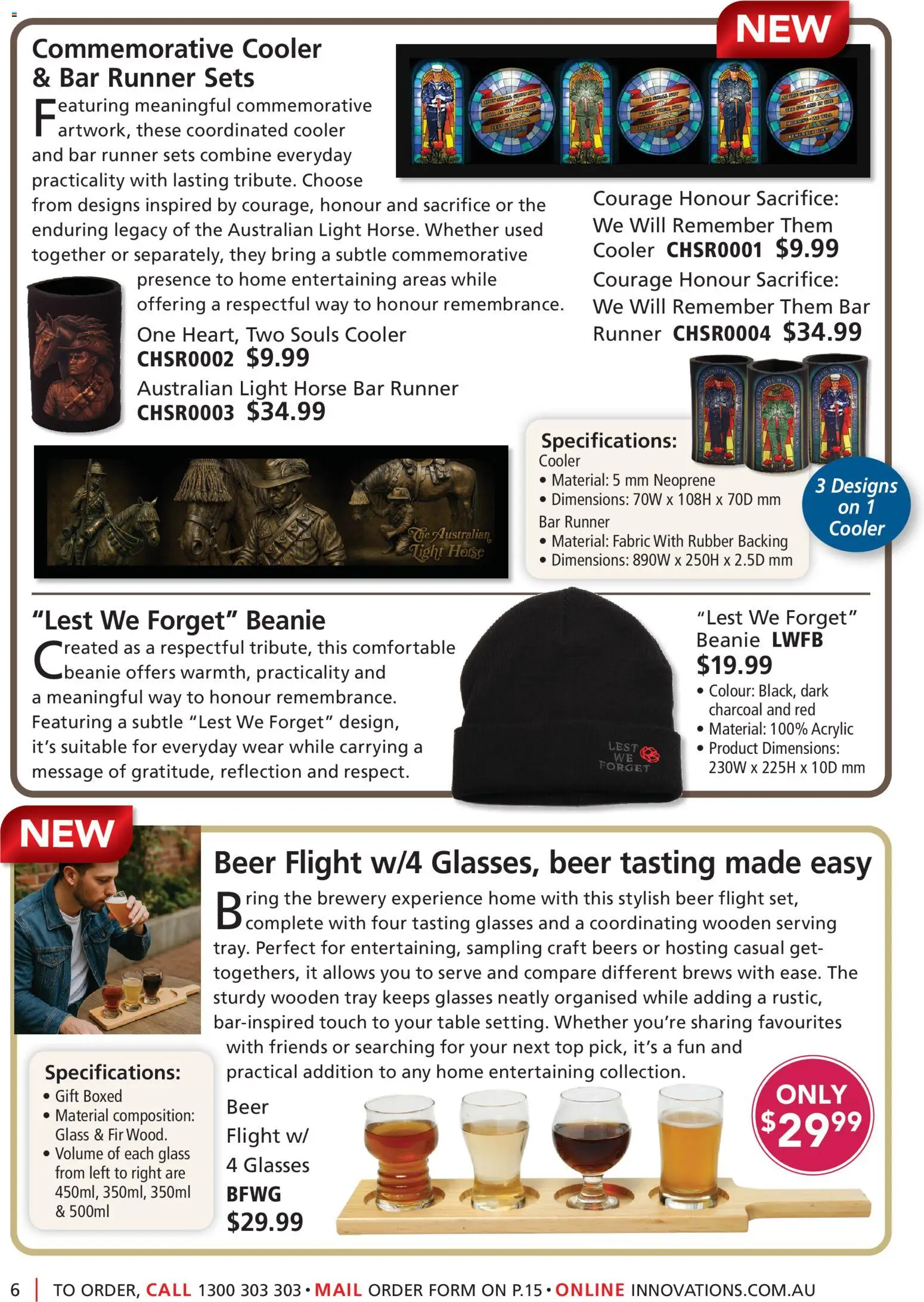 Innovations catalogue - valid from 24/08/2026 | Page: 6 | Products: Table, Light, Glasses, Charcoal