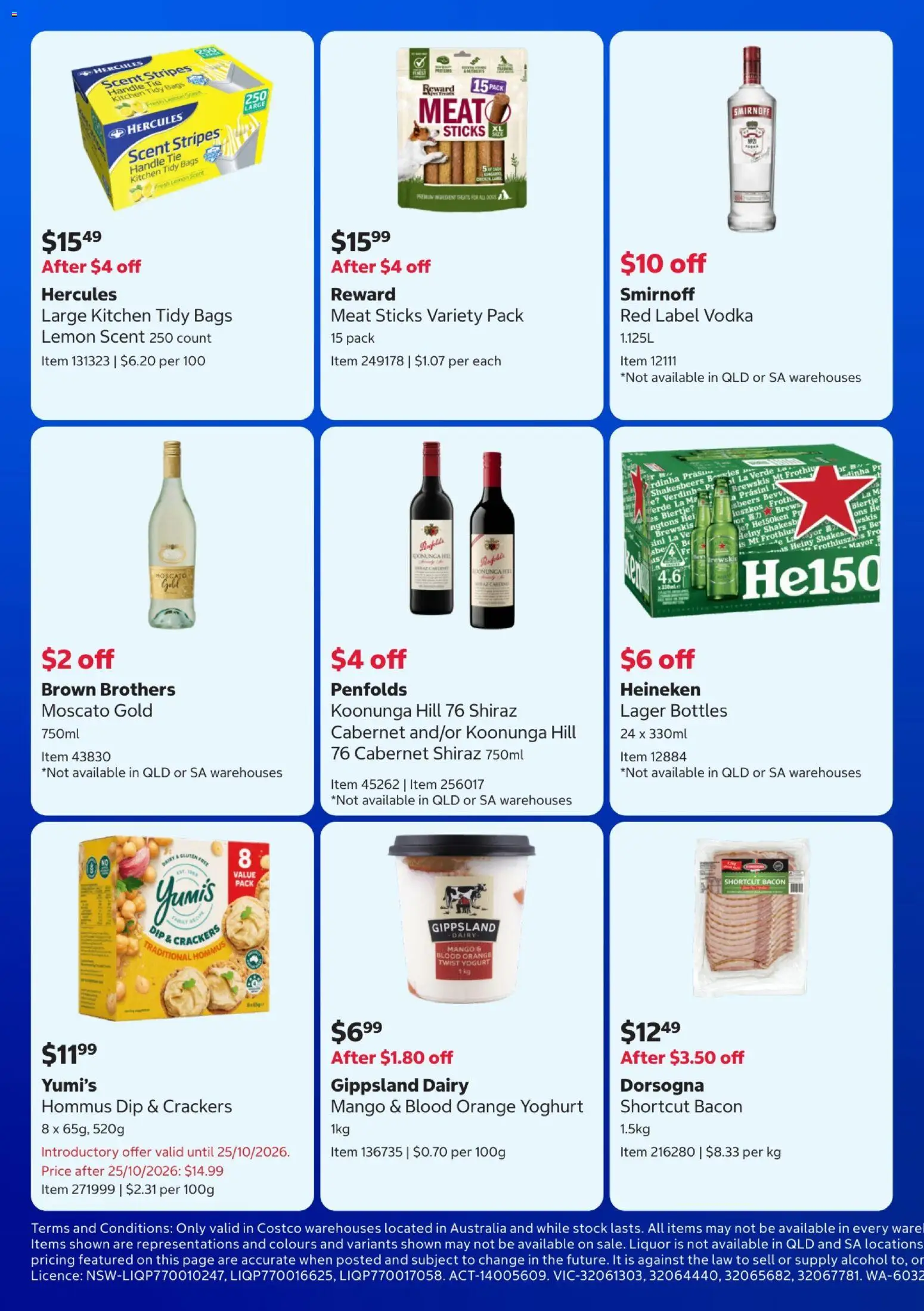 Costco catalogue - valid from 28/09/2026 | Page: 10 | Products: Dairy, Alcohol, Heineken, Mango