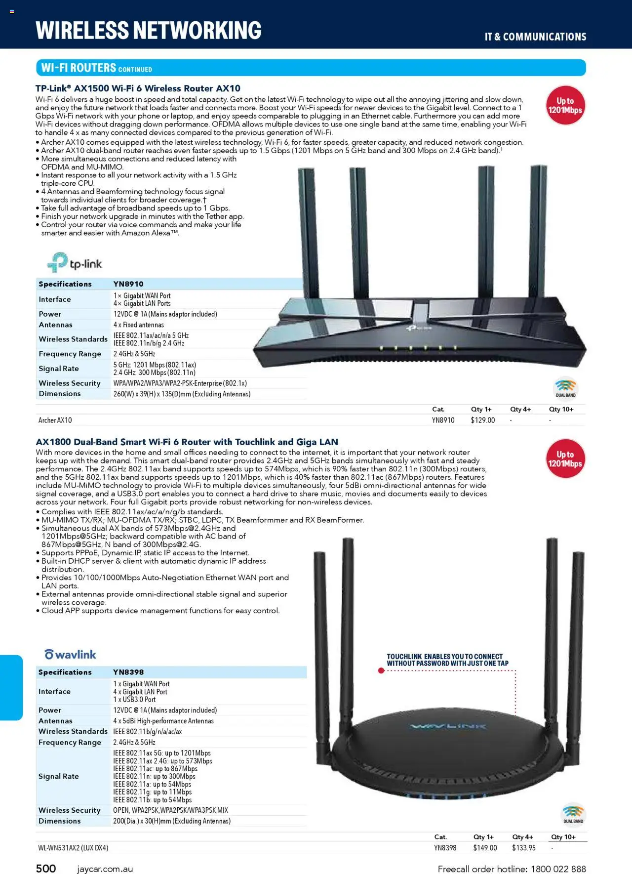 Jaycar catalogue - valid from 09/07/2025 | Page: 500 | Products: Tap, Adaptor, Phone, Device
