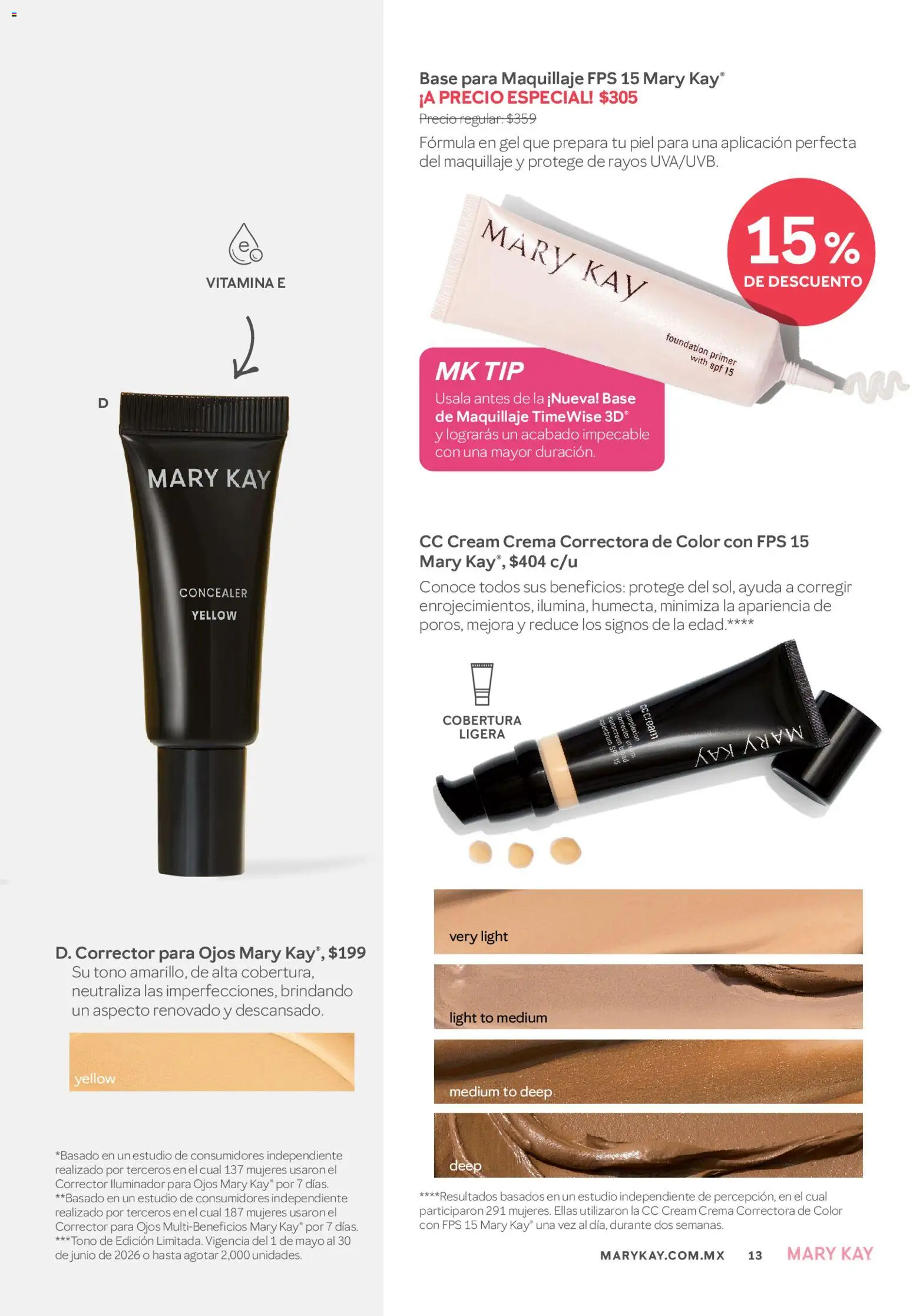 Nuevas ofertas de Mary Kay válidas en toda la República Mexicana desde el 01.05.2026. ¡Encuentra las mejores ofertas en Catálogo Mary Kay Mayo Junio 2026! | Página: 13