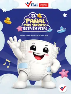 Vista previa Vital - Especial de pañales válido desde el 04.05.2026