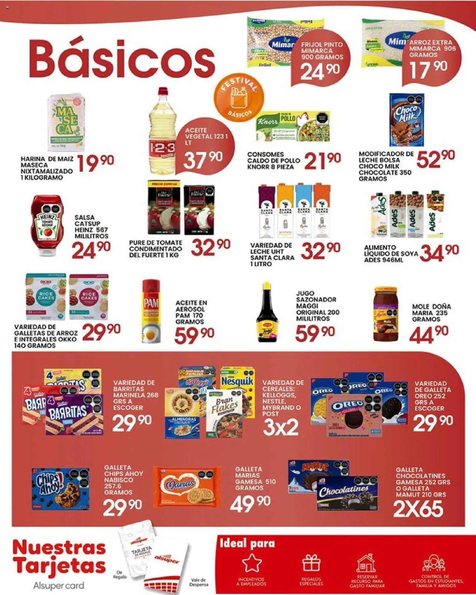 Nuevas ofertas de Alsuper válidas en toda la República Mexicana desde el 01.05.2026. ¡Encuentra las mejores ofertas en Alsuper folleto! | Página: 6 | Productos: Harina, Aceite, Pure de Tomate, Catsup