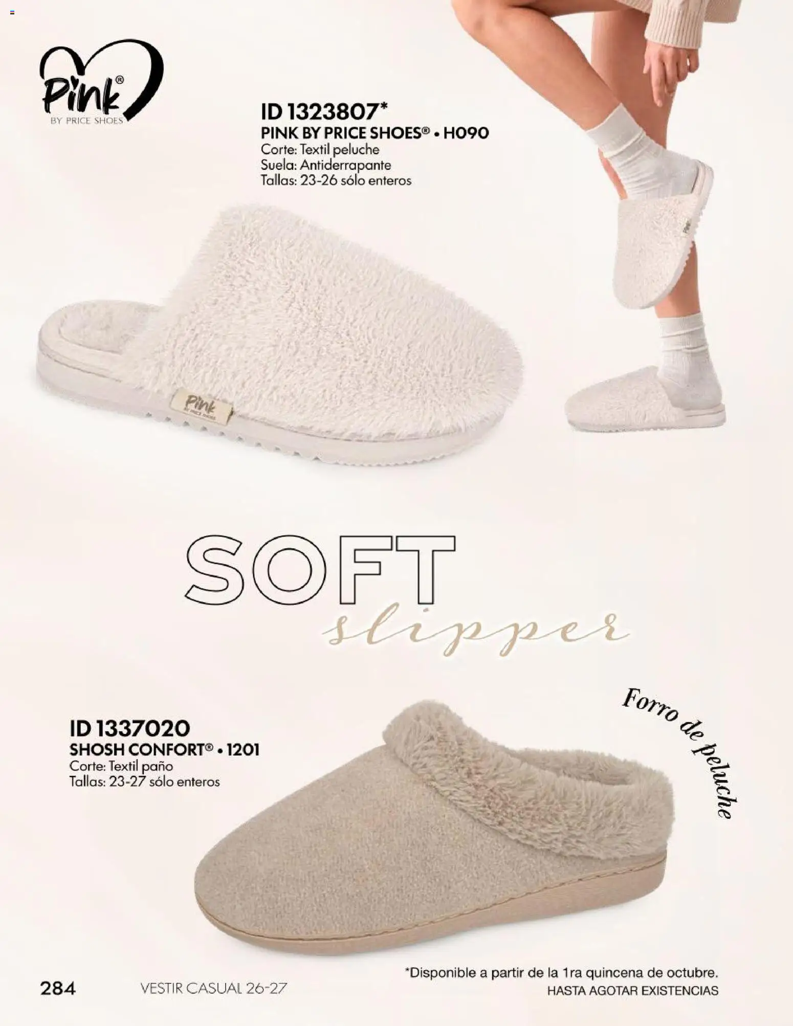 Nuevas ofertas de Price Shoes válidas en toda la República Mexicana desde el 28/08/2026. ¡Encuentra las mejores ofertas en Price Shoes catálogo Vestir Casual! | Página: 284