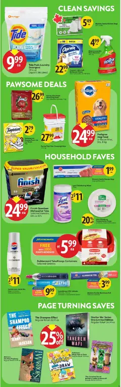 Preview of Save on foods weekly flyer / circulaire from shop Save on foods valid from Jul 16, 2026 | Page: 28 | Products: Rice, Dishwasher, Shampoo, Stain remover