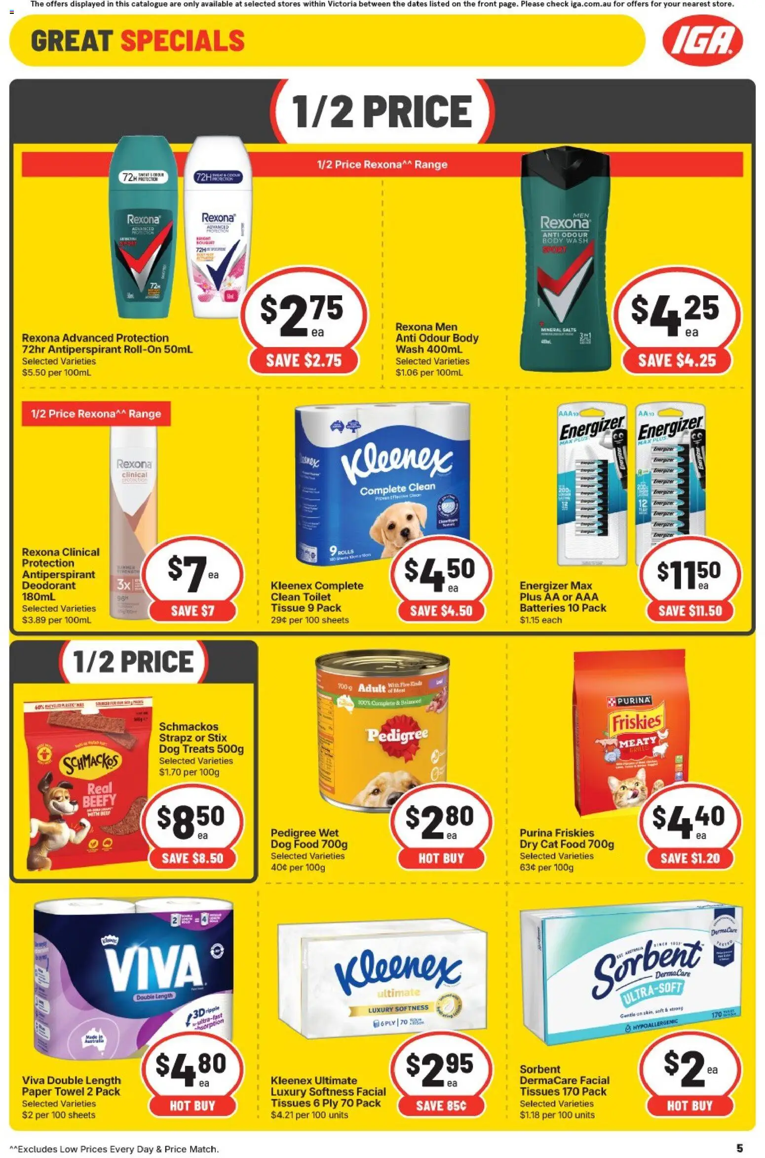 IGA catalogue - valid from 30/09/2026 | Page: 4 | Products: Toilet, Beef, Deodorant, Antiperspirant