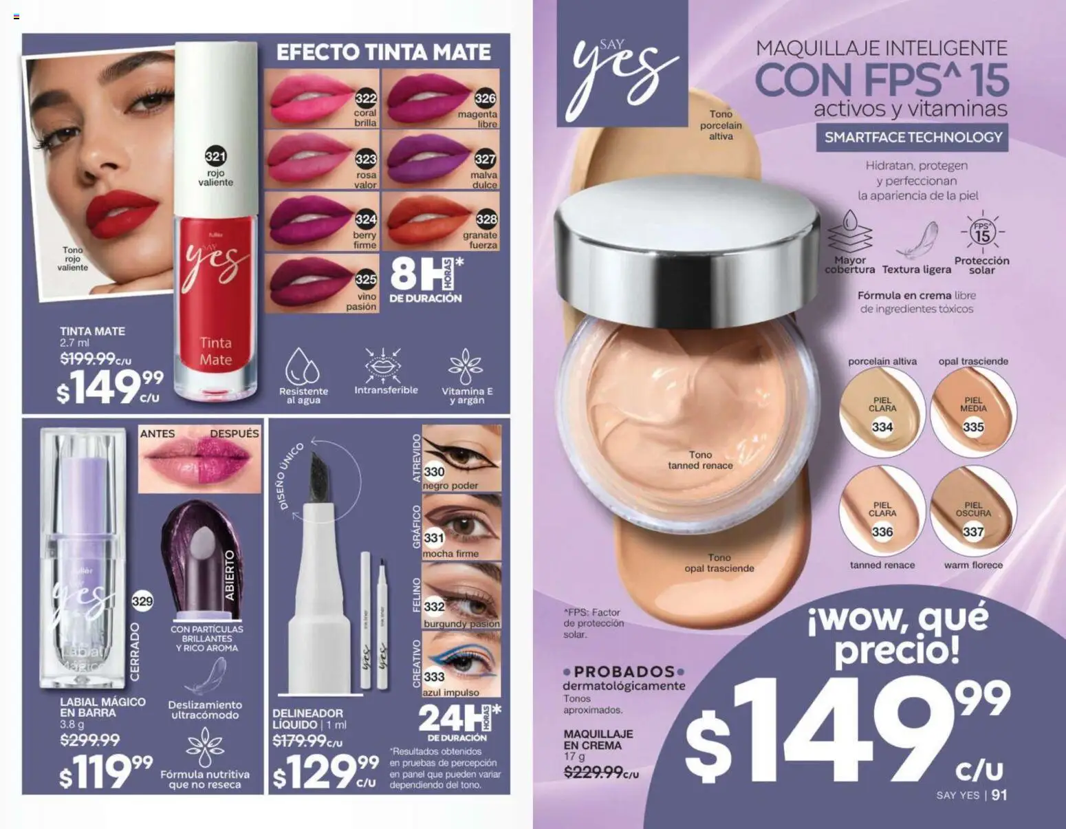 Nuevas ofertas de Fuller válidas en toda la República Mexicana desde el 02/09/2026. ¡Encuentra las mejores ofertas en Fuller campaña 11 2026! | Página: 47 | Productos: Agua, Barra, Mate, Delineador