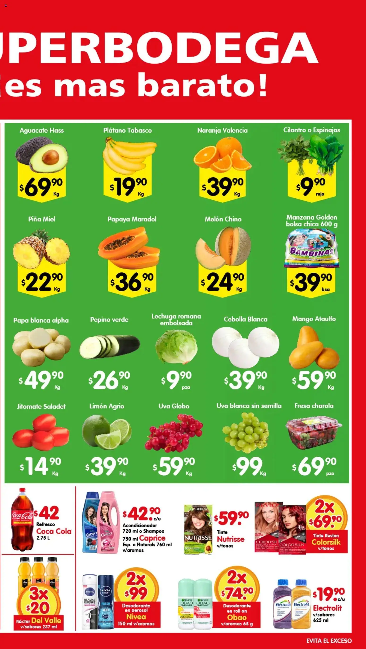 Nuevas ofertas de Arteli válidas en toda la República Mexicana desde el 04/08/2026. ¡Encuentra las mejores ofertas en Arteli folleto Aká Superbodegas! | Página: 2 | Productos: Cebolla, Bolsa, Lechuga, Piña