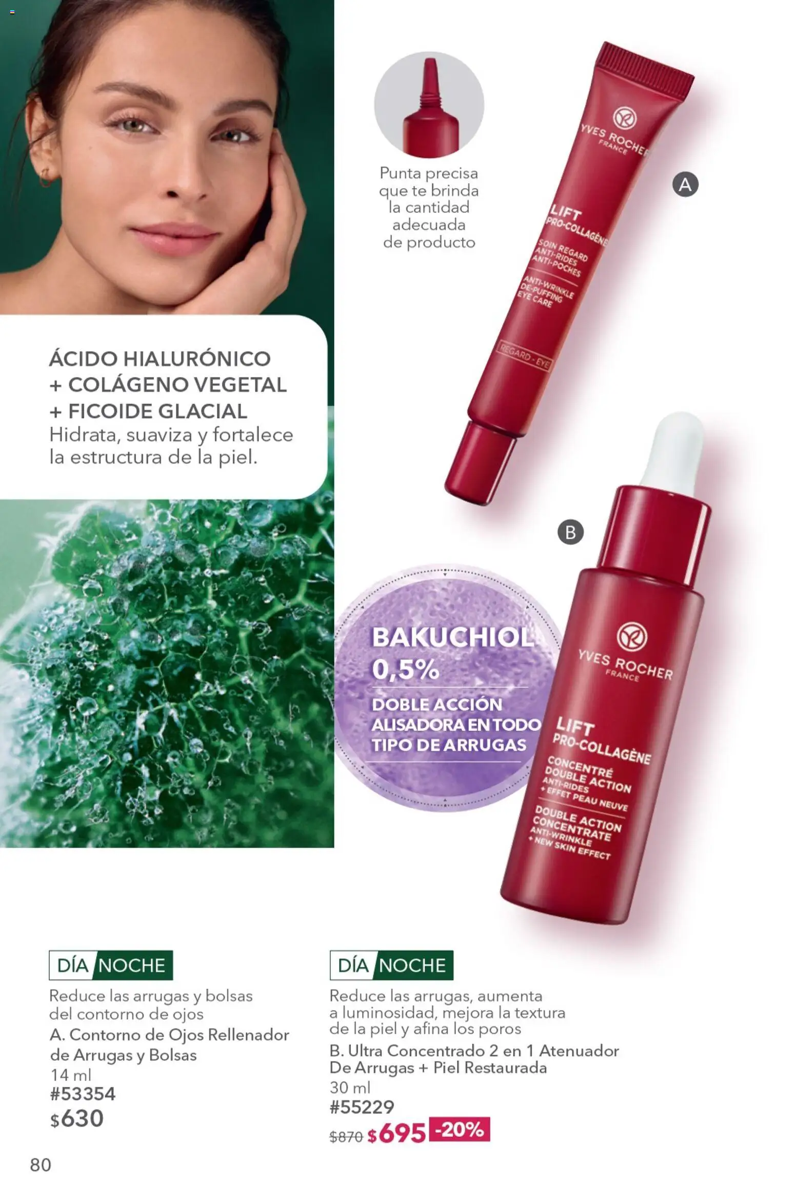 Nuevas ofertas de Yves Rocher válidas en toda la República Mexicana desde el 04/08/2026. ¡Encuentra las mejores ofertas en Yves Rocher campaña 11 2026! | Página: 84 | Productos: Contorno de ojos, Contorno, Atenuador, Té