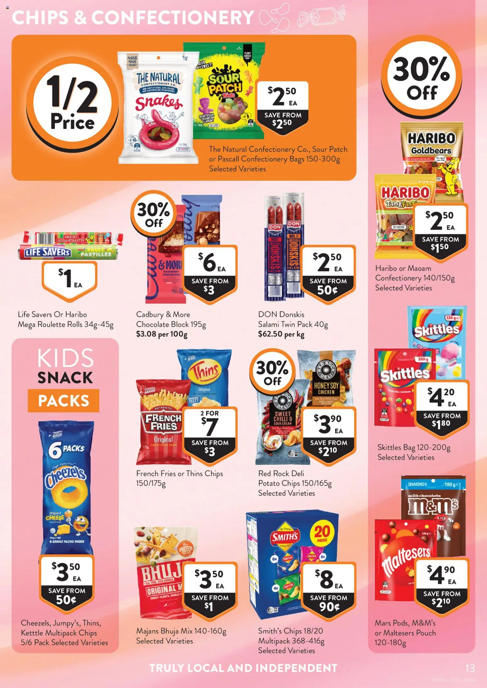 Foodworks catalogue - valid from 30/09/2026 | Page: 13 | Products: Confectionery, Honey, Chilli, Bag