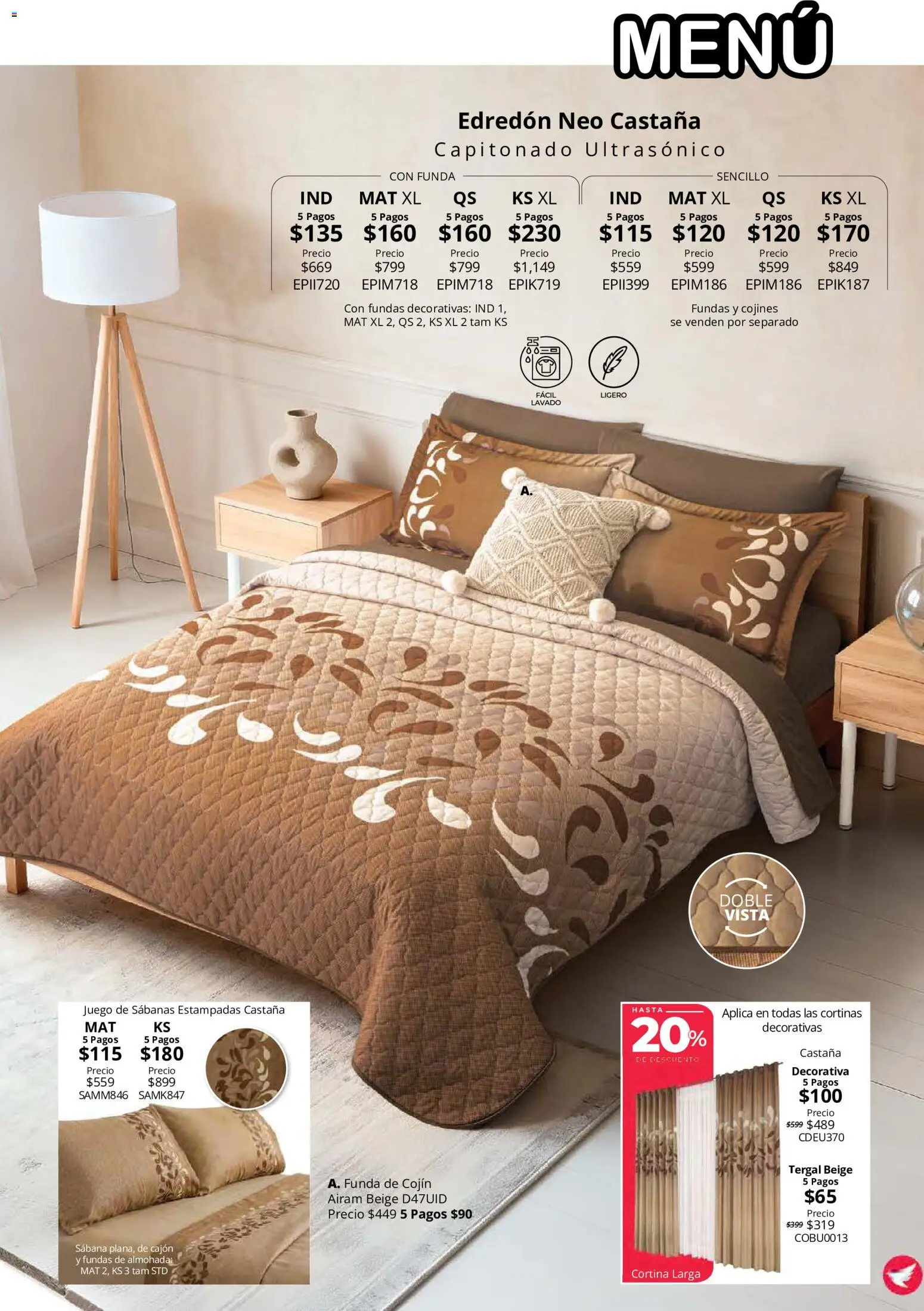 Nuevas ofertas de Colchas Concord válidas en toda la República Mexicana desde el 15/10/2026. ¡Encuentra las mejores ofertas en Colchas Concord catálogo! | Página: 83