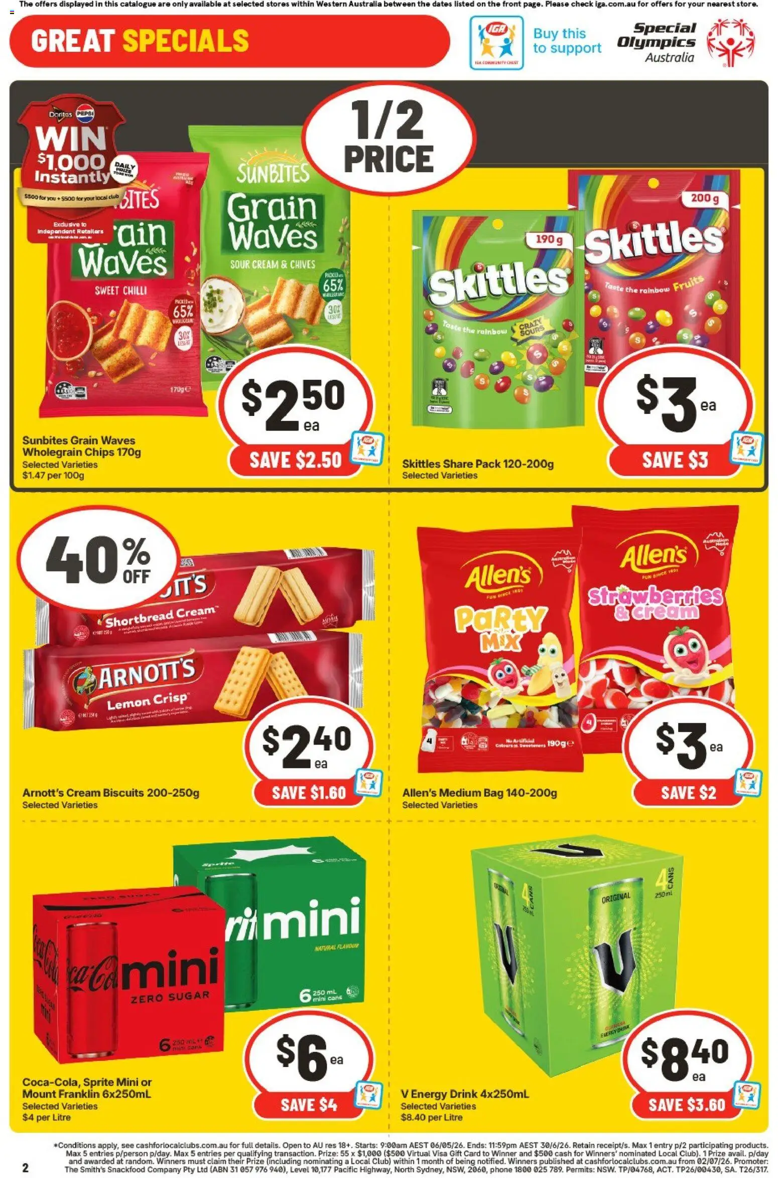IGA catalogue - valid from 13.05.2026 | Page: 3 | Products: Strawberries, Chips, Fruits, Chilli
