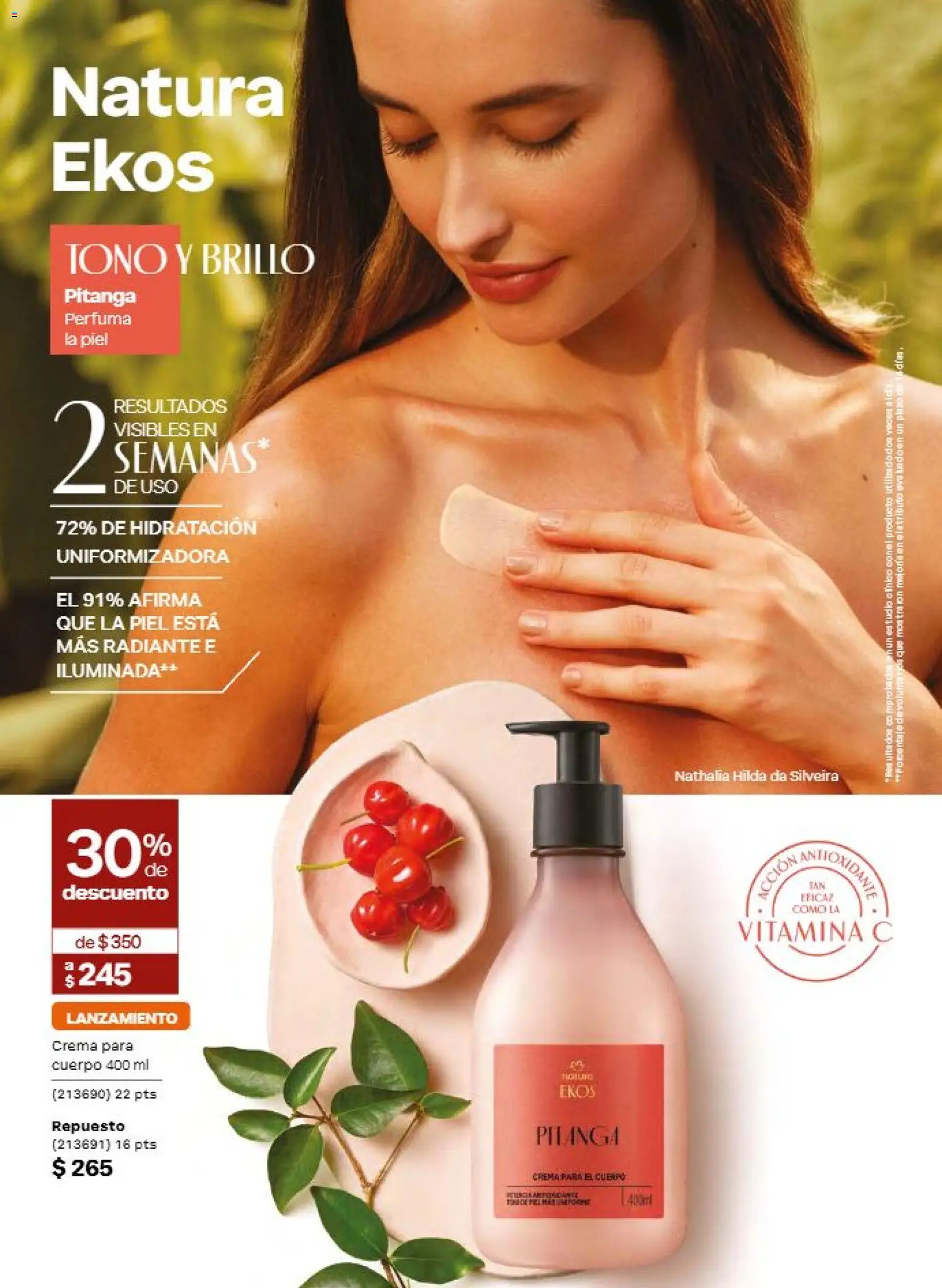 Nuevas ofertas de Natura válidas en toda la República Mexicana desde el 11/09/2026. ¡Encuentra las mejores ofertas en Natura campaña 14 2026! | Página: 91 | Productos: Crema, Brillo, Radiante