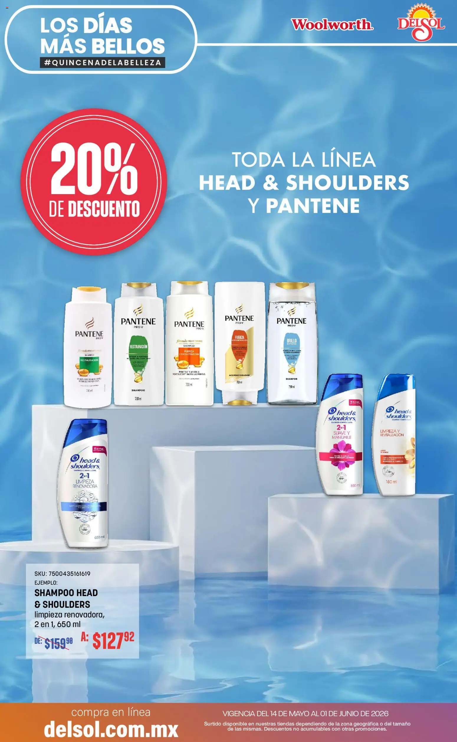 Nuevas ofertas de Del Sol y Woolworth válidas en toda la República Mexicana desde el 14.05.2026. ¡Encuentra las mejores ofertas en Del Sol y Woolworth catálogo! | Página: 2