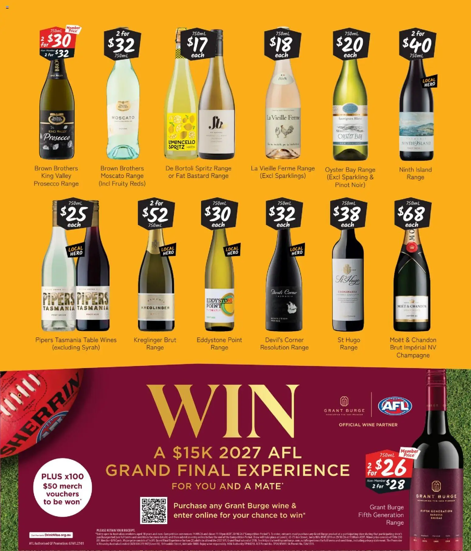 Cellarbrations catalogue - valid from 21/09/2026 | Page: 7 | Products: Table, Wine, Prosecco, Moët