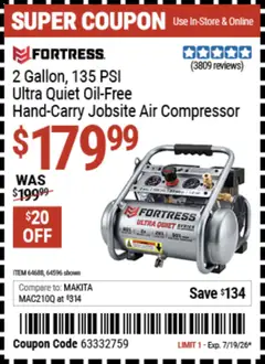 Preview of Harbor Freight weekly ads valid from 07/06/2026 | Page: 19