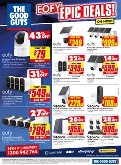 Preview of The Good Guys EOFY - valid from 18.06.2026 | Page: 18 | Products: Battery, Accessories, Doorbell, Camera