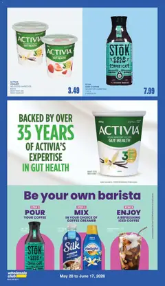 Preview of Wholesale Club weekly flyer / circulaire from shop Wholesale Club valid from 04.06.2026 | Page: 25 | Products: Yogurt, Coffee