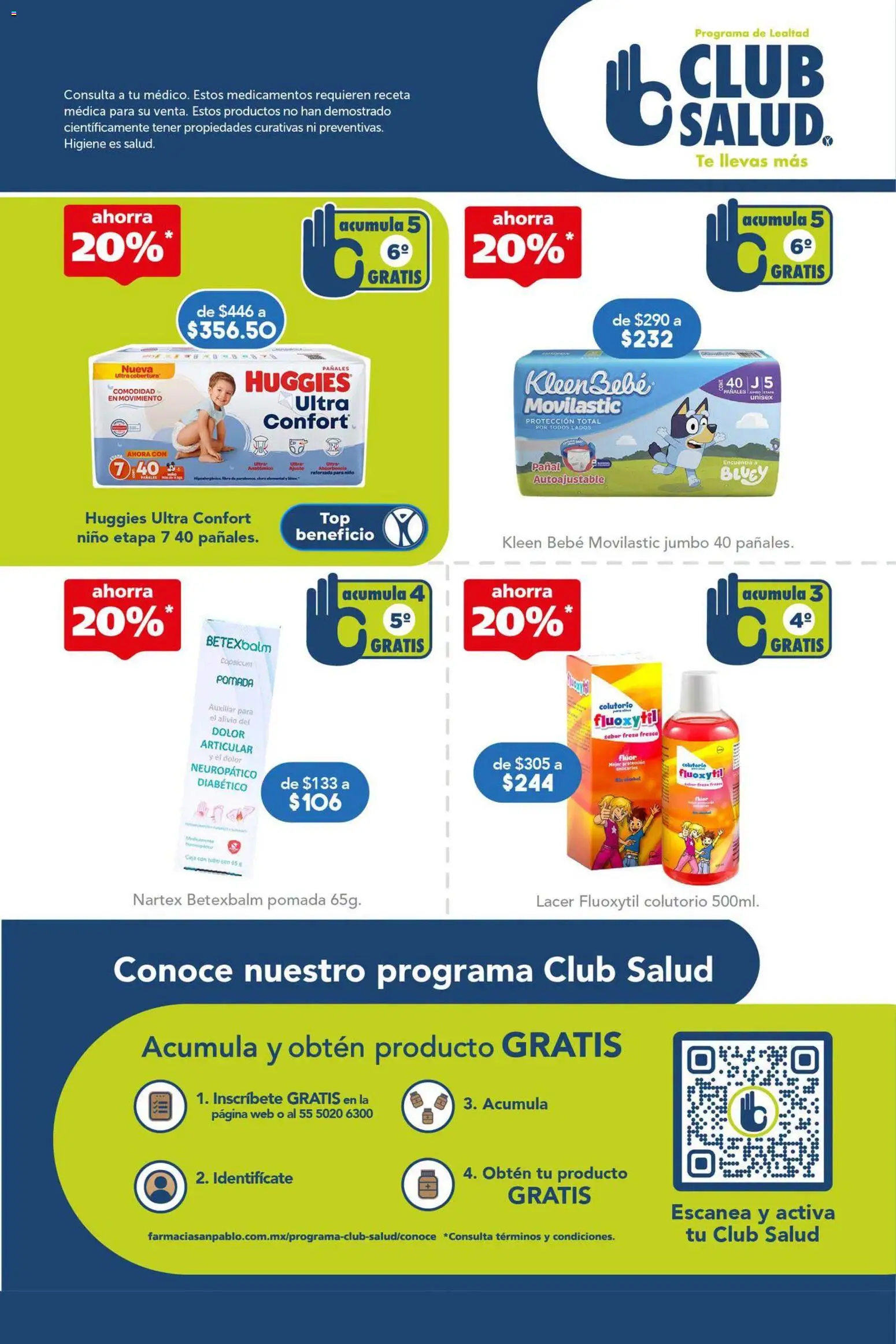 Nuevas ofertas de Farmacia San Pablo válidas en toda la República Mexicana desde el 09/08/2026. ¡Encuentra las mejores ofertas en Farmacia San Pablo catálogo! | Página: 7 | Productos: Fresa, Pañales, Pomada, Té