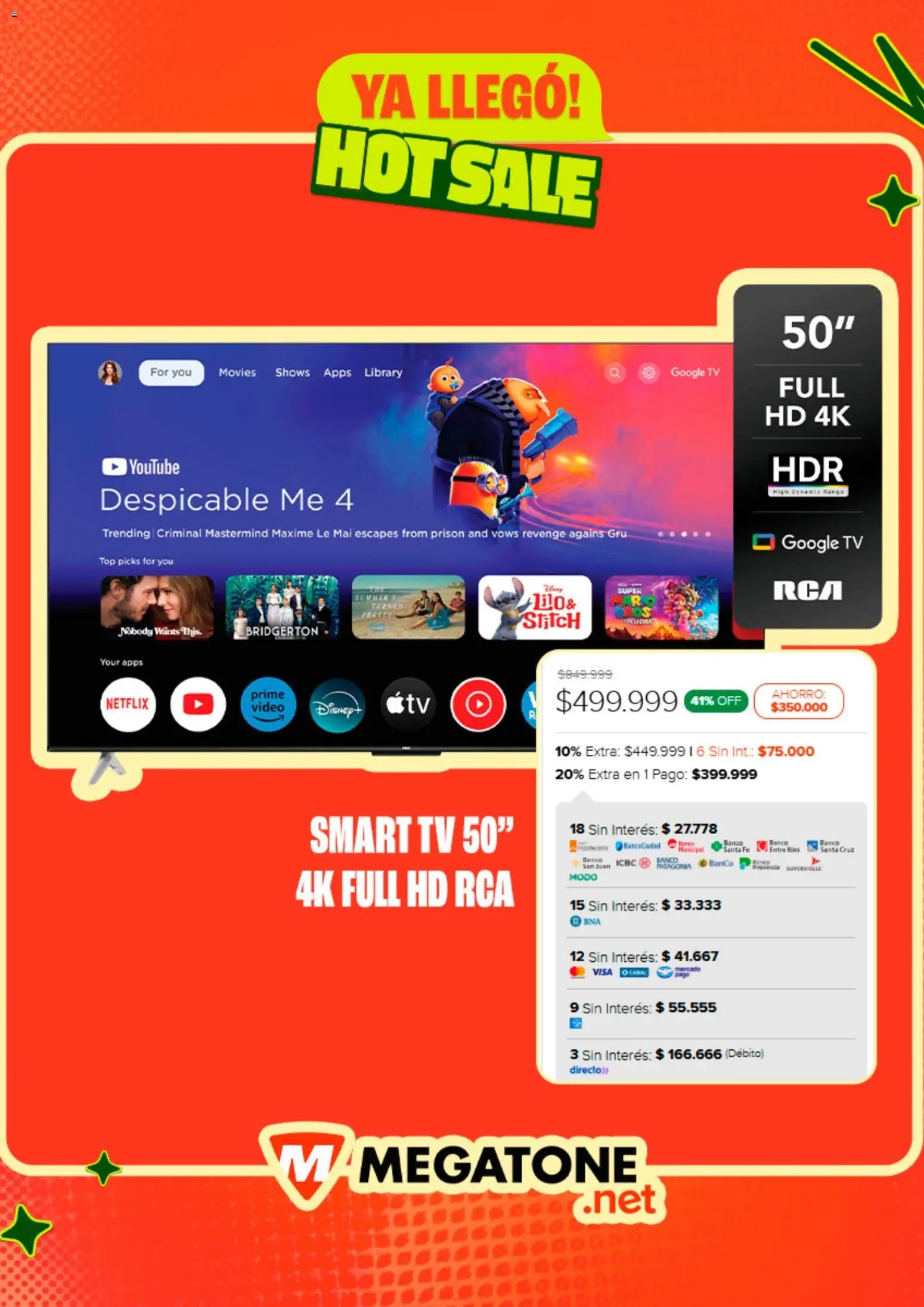 Megatone - Hot Sale │ válido desde el 11.05.2026 | Página: 3 | Productos: Video, Top, Banco
