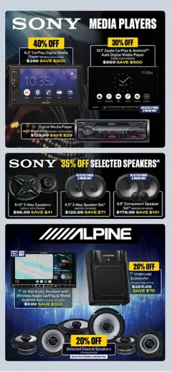 Preview of Supercheap Auto catalogue - valid from 08/09/2026 | Page: 35 | Products: Digital, Audio, Player, Speaker