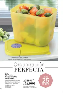 Vista previa Tupperware Folleto válido desde el 01/09/2026 | Página: 75 | Productos: Lima, Freezer
