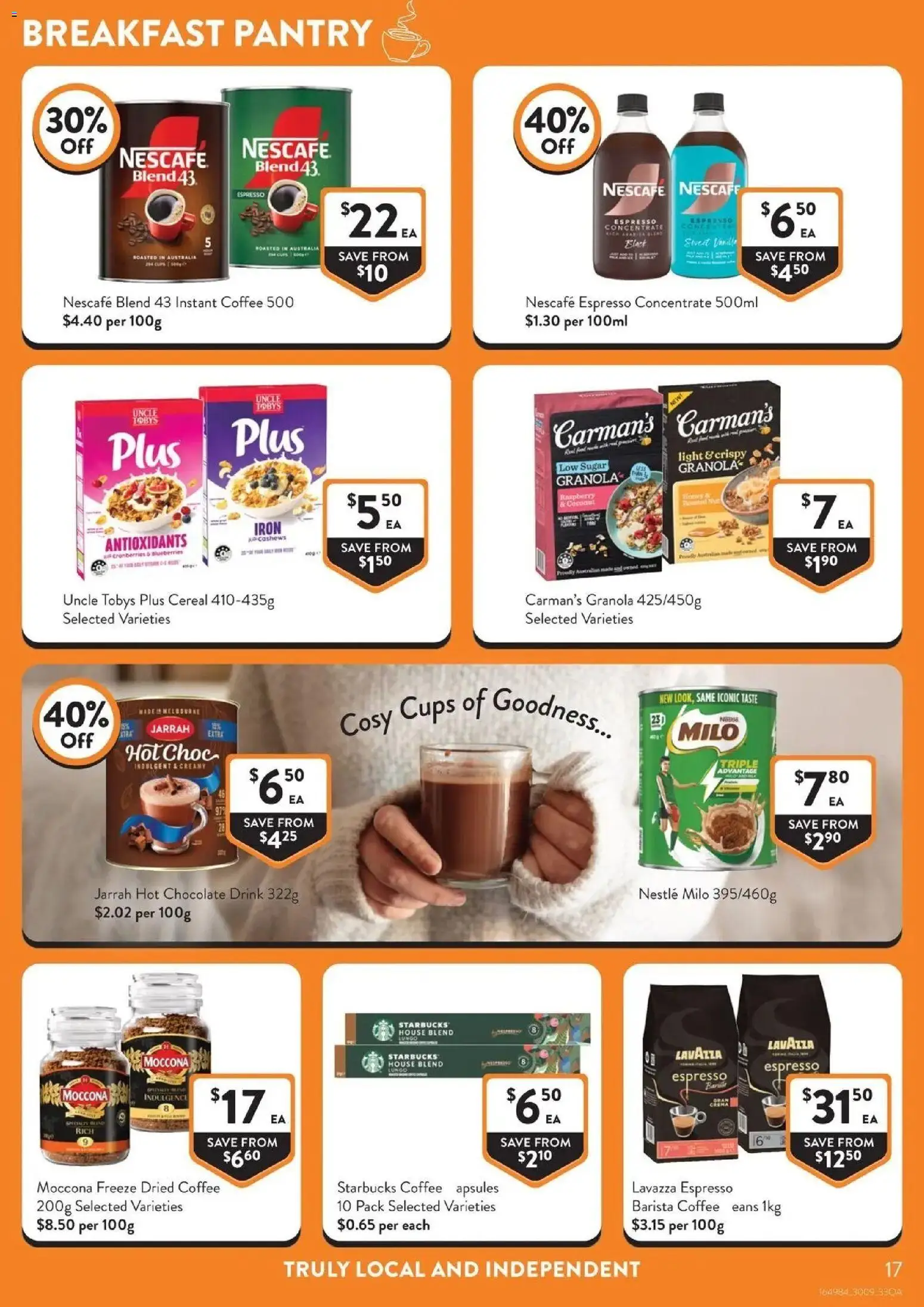 Foodworks catalogue - valid from 30/09/2026 | Page: 17 | Products: Coffee, Coke, Sugar, Iron