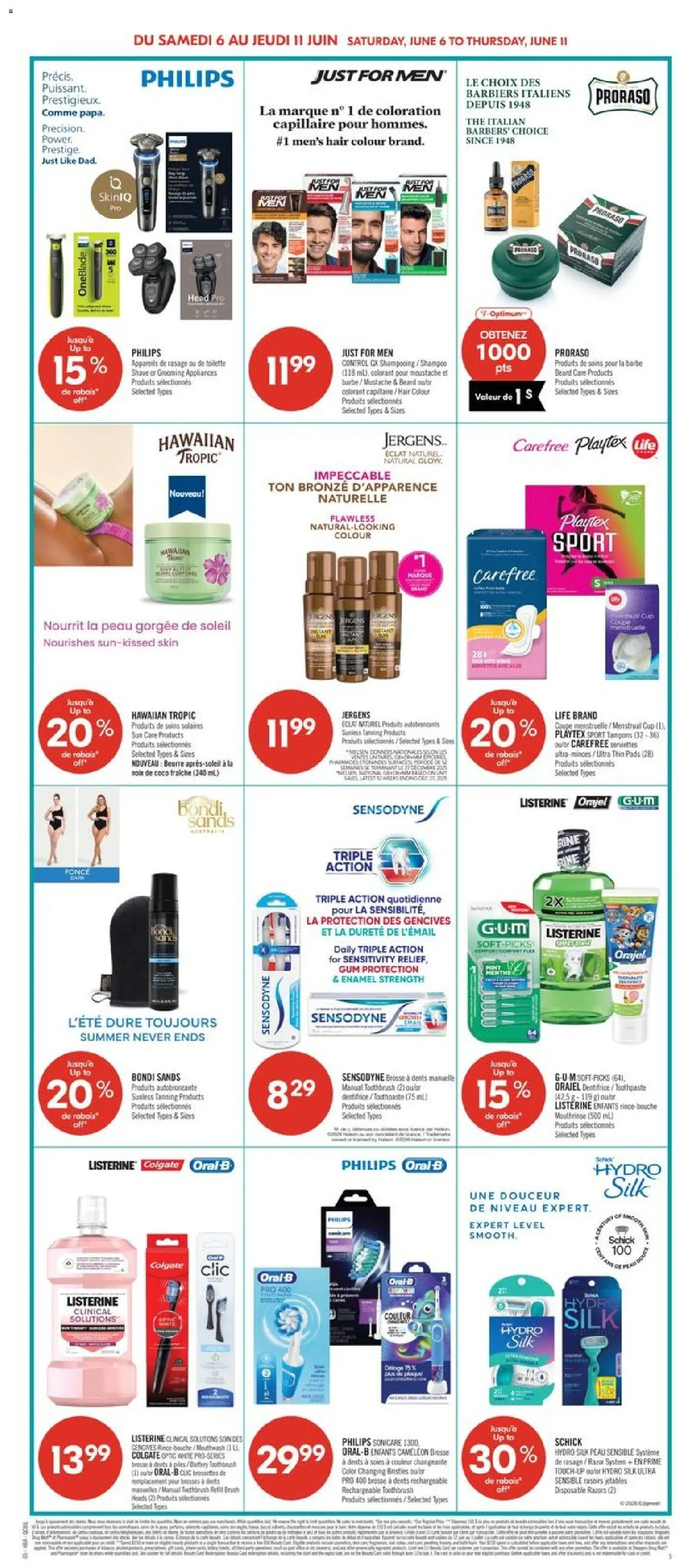 Pharmaprix flyer valid from 05.06.2026 | Page: 13 | Products: Brush, Shampoo, Toilette, Battery