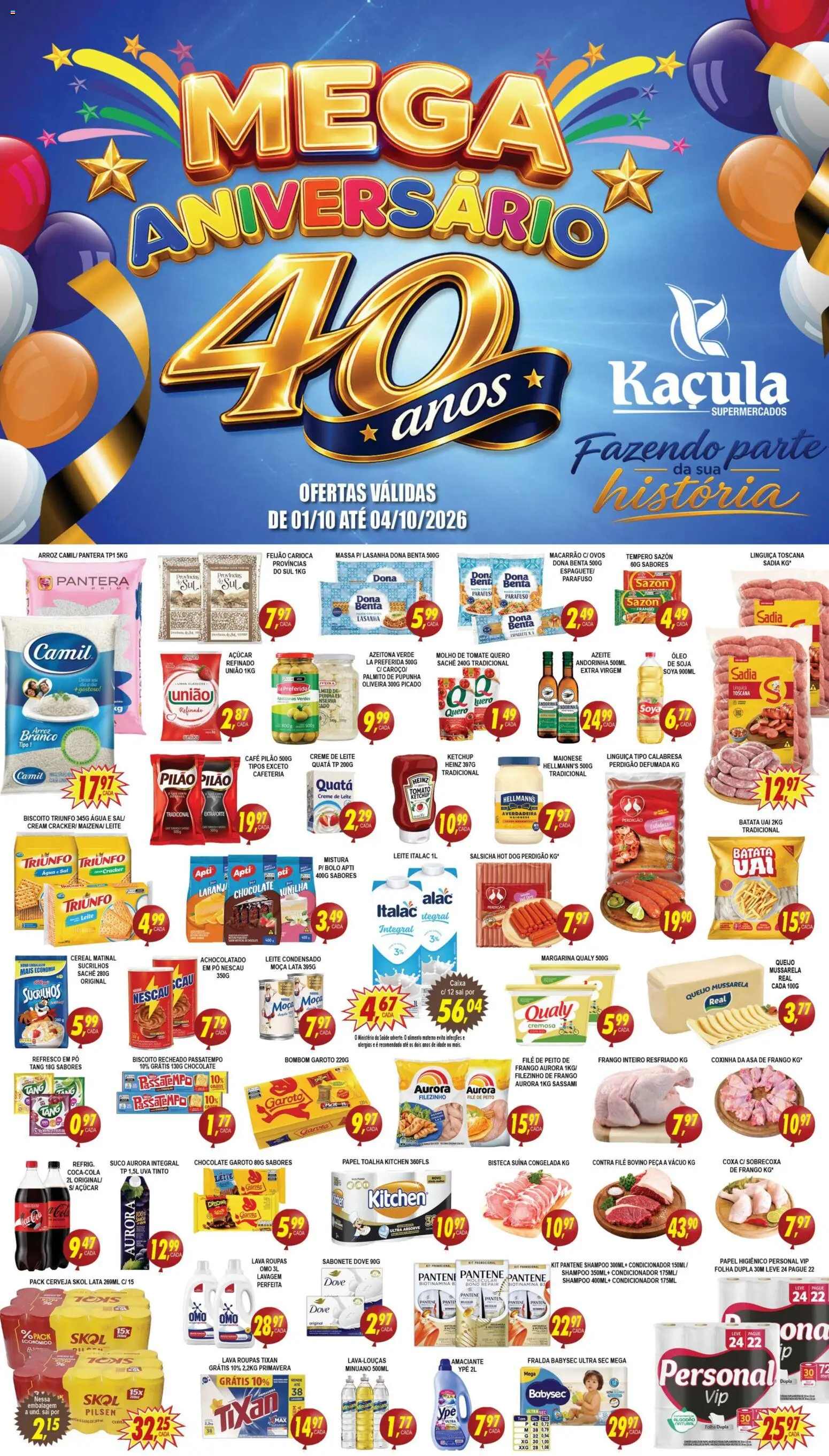 Kaçula Folheto - válido de 01/10/2026 | Página: 1