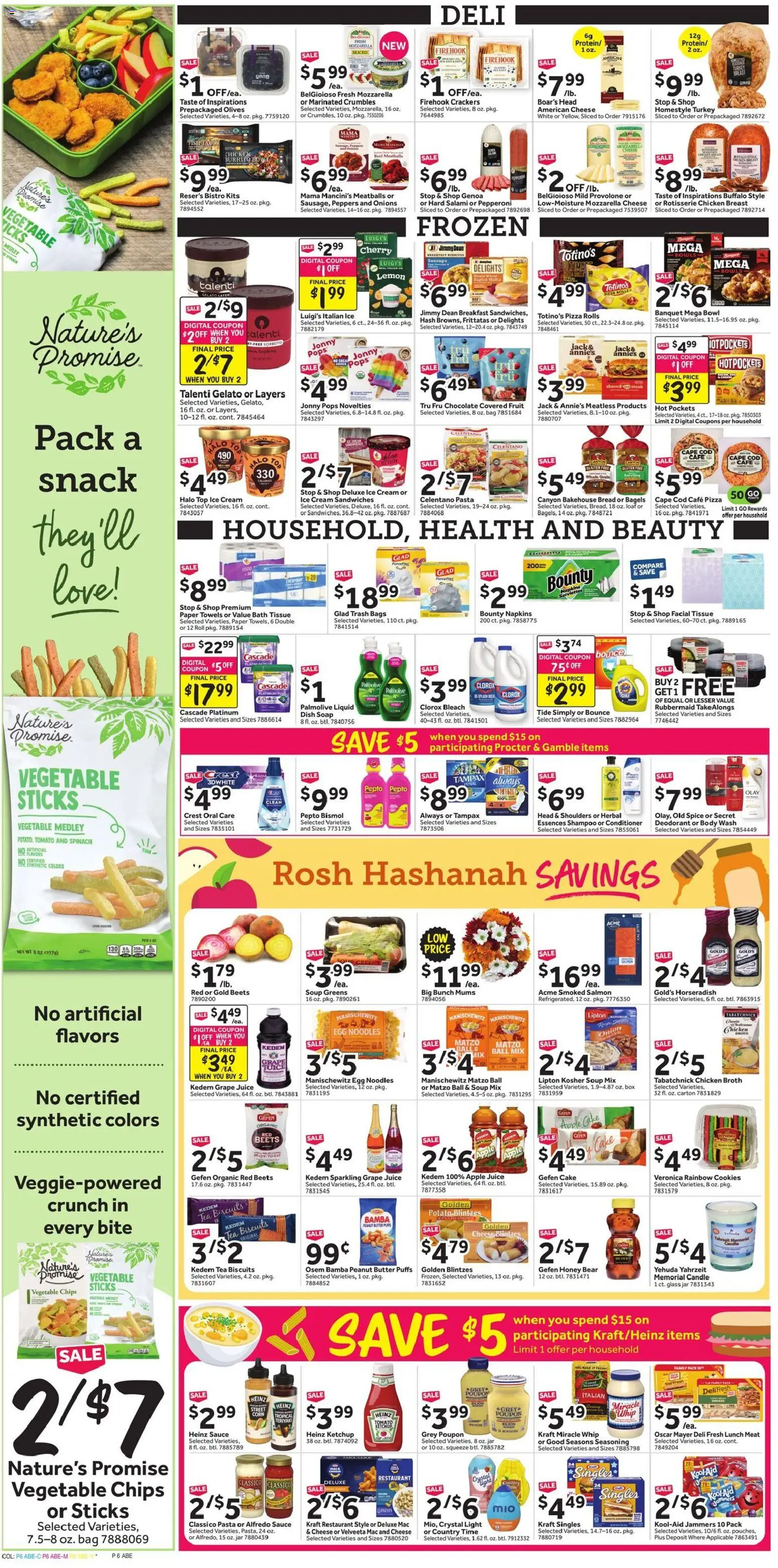 Stop & Shop Weekly Ad - valid from 09/04/2026 | Page: 10 | Products: Chocolate, Cream, Bag, Salmon