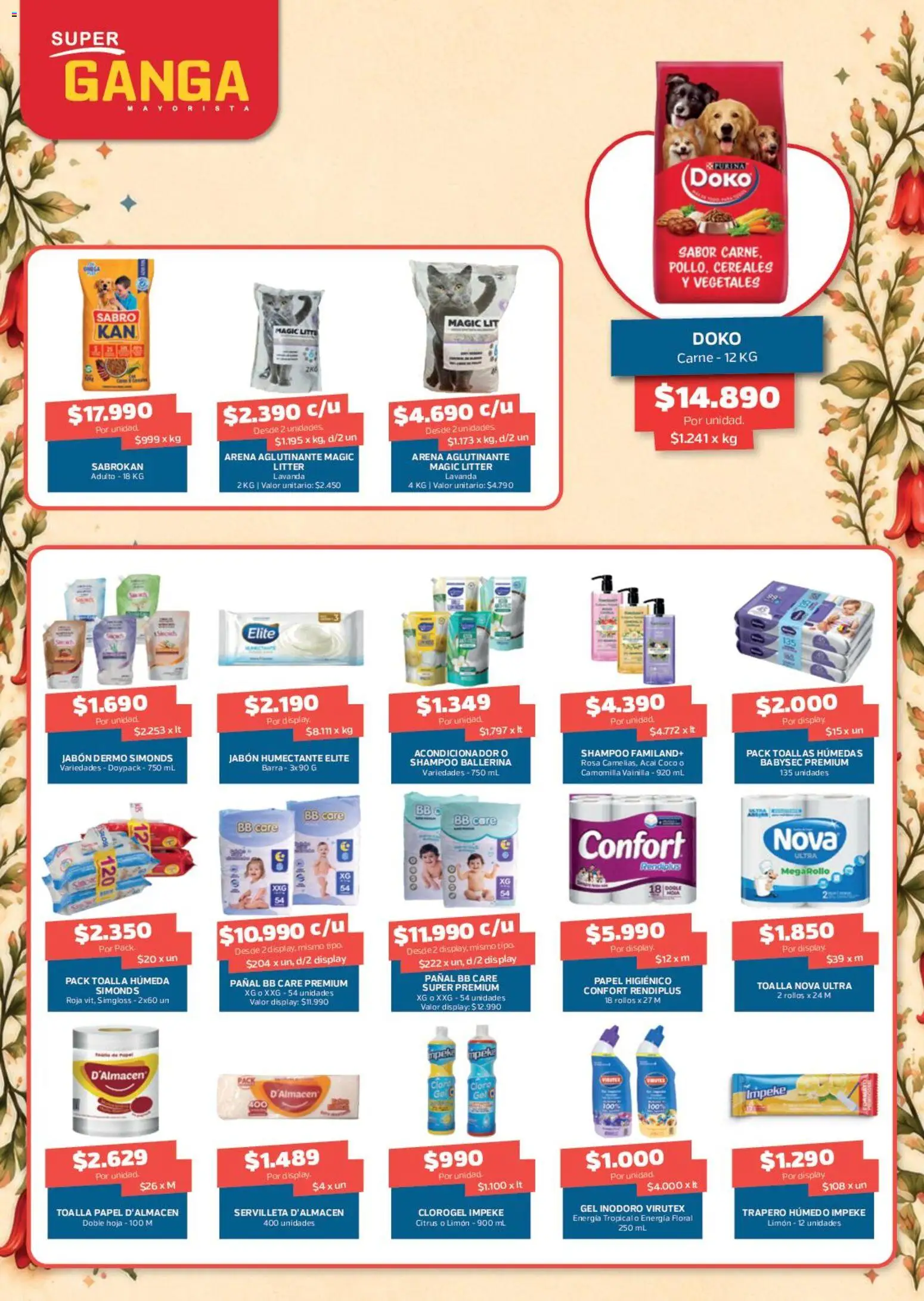 Super Ganga Ofertas │ válido desde el 22.09.2026 | Página: 2 | Productos: Limón, Carne, Hoja, Cereales